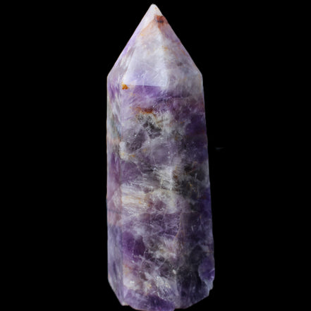 Amethyst obelisk 165*59mm 830g in sunlight - Rocks and Things Store