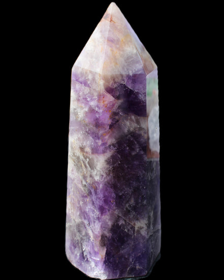 Amethyst obelisk 165*59mm 830g in sunlight - Rocks and Things Store
