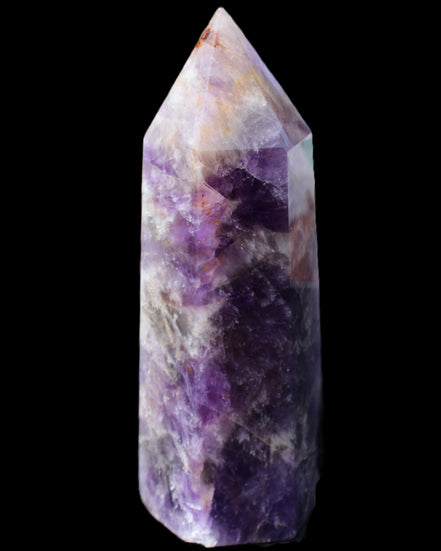 Amethyst obelisk 165*59mm 830g in sunlight - Rocks and Things Store