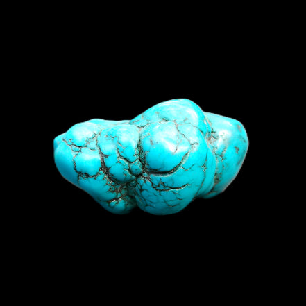 Persian Turquoise 45*32mm 51.8g in sunlight - Rocks and Things Store