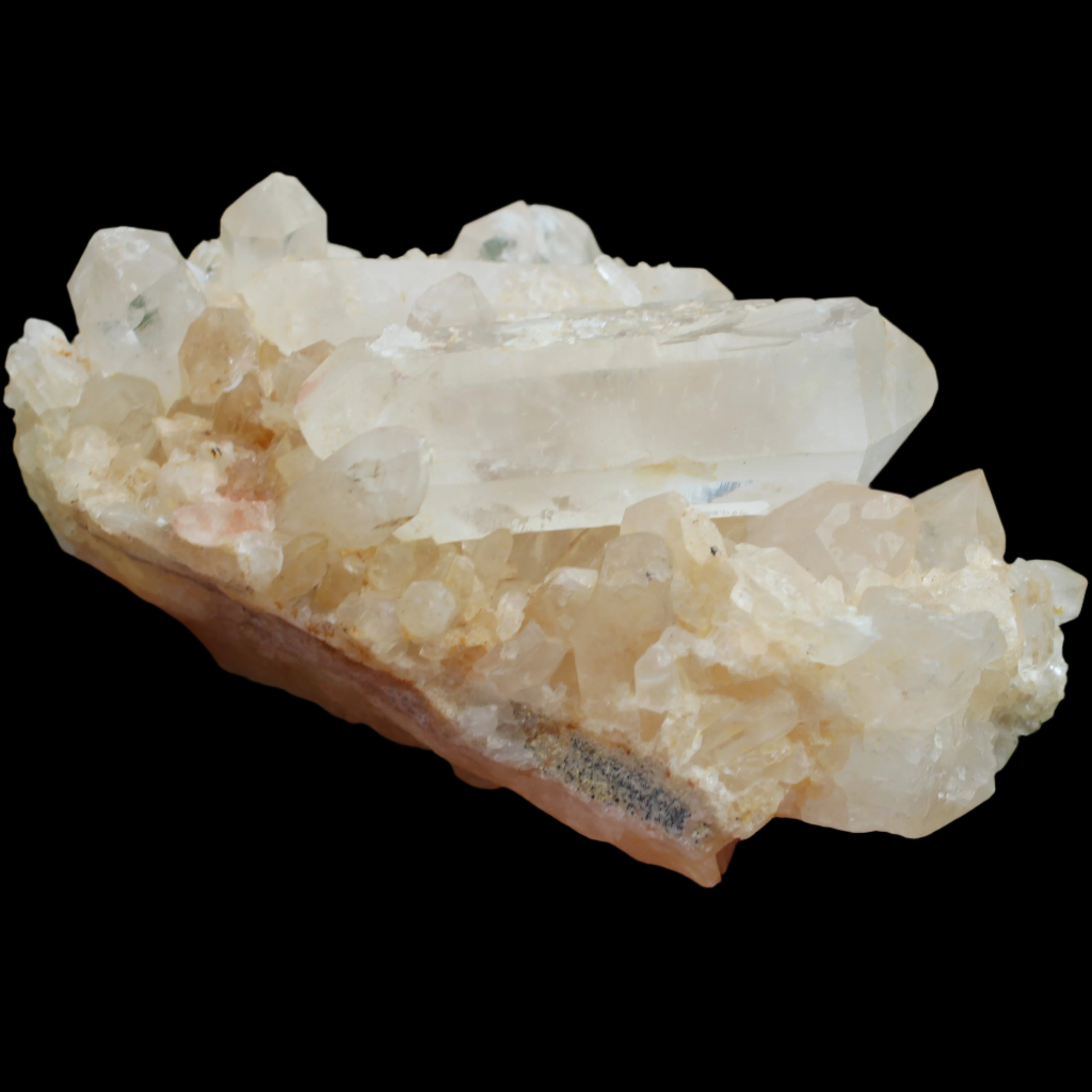 Clear Quartz cluster from  Madagascar 784g in sunlight - Rocks and Things Store