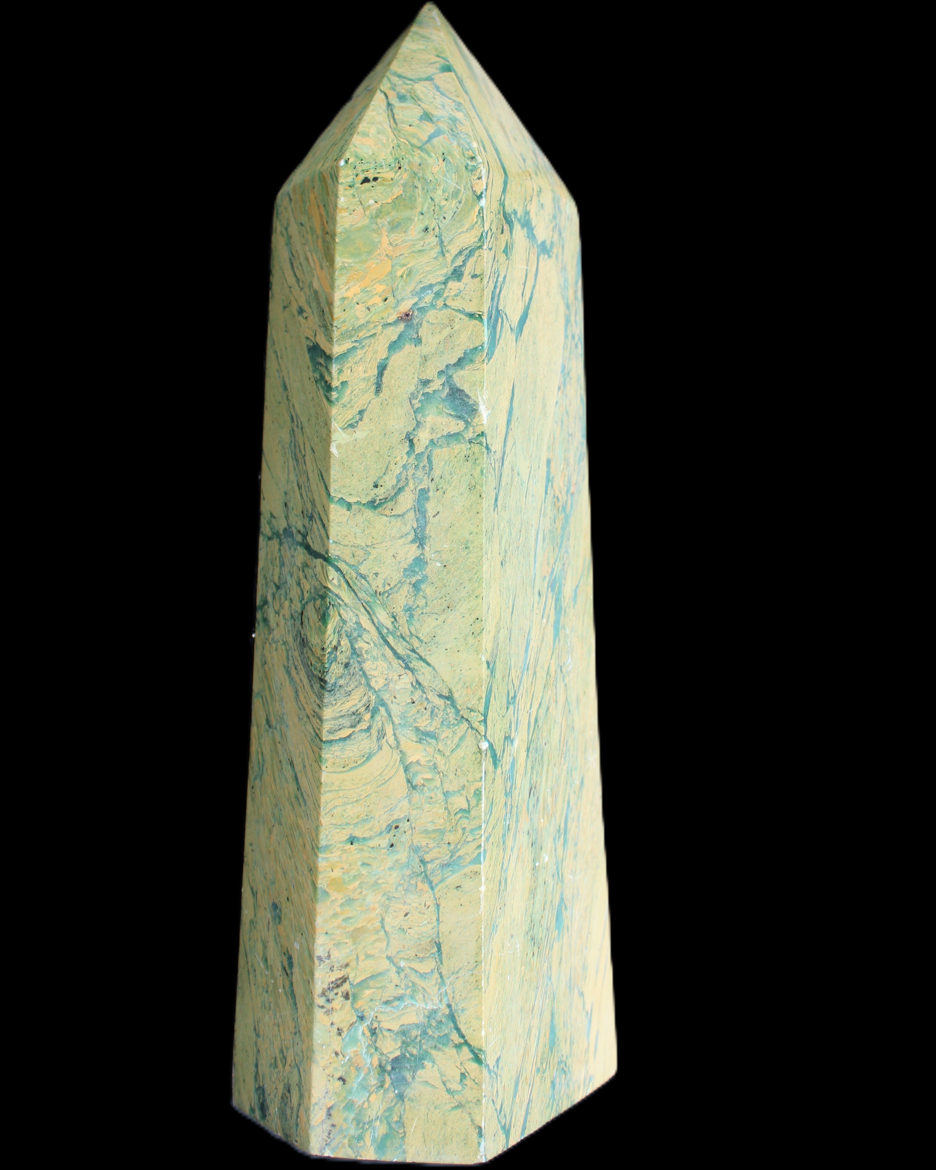 Phoenix Stone obelisk 1008g in sunlight - Rocks and Things Store