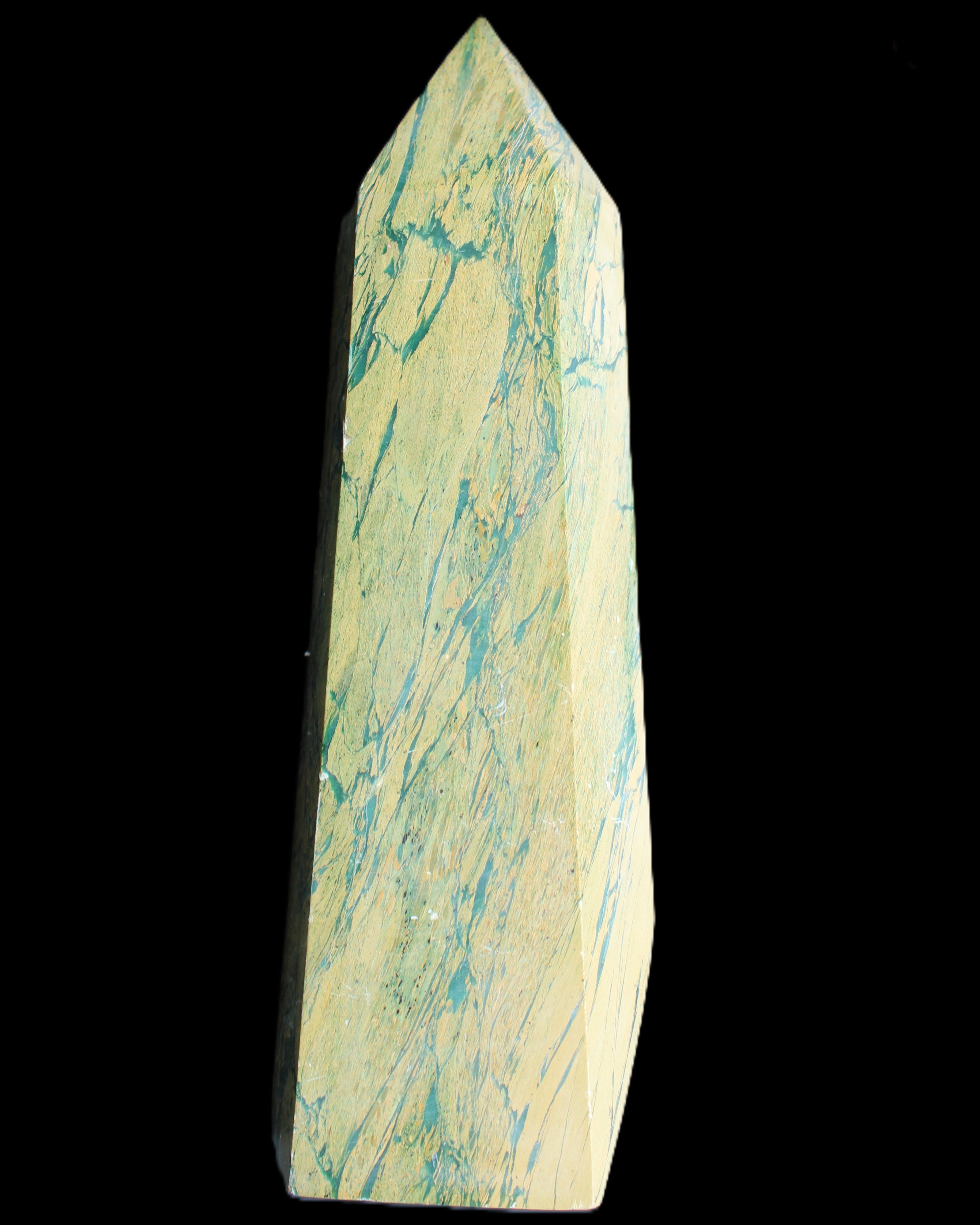Phoenix Stone obelisk 1008g in sunlight - Rocks and Things Store