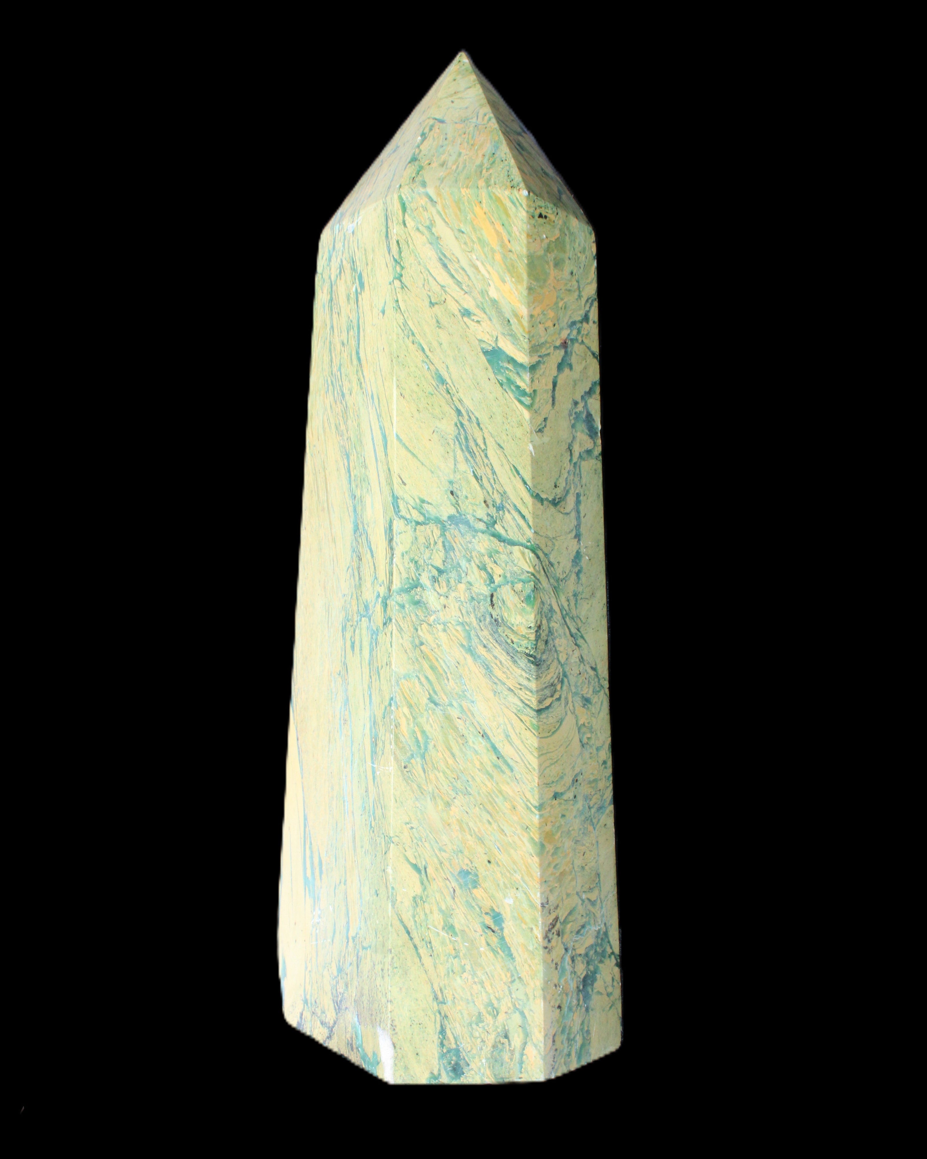 Phoenix Stone obelisk 1008g in sunlight - Rocks and Things Store