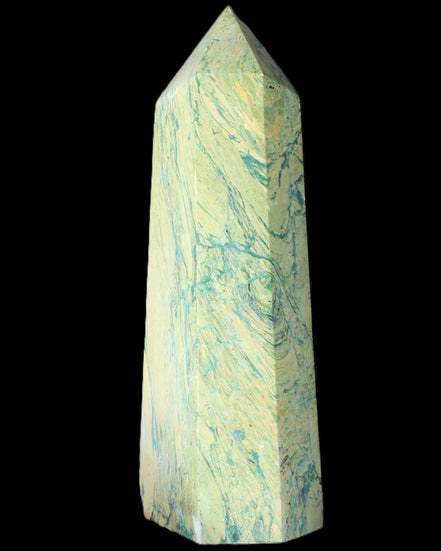Phoenix Stone obelisk 1008g in sunlight - Rocks and Things Store