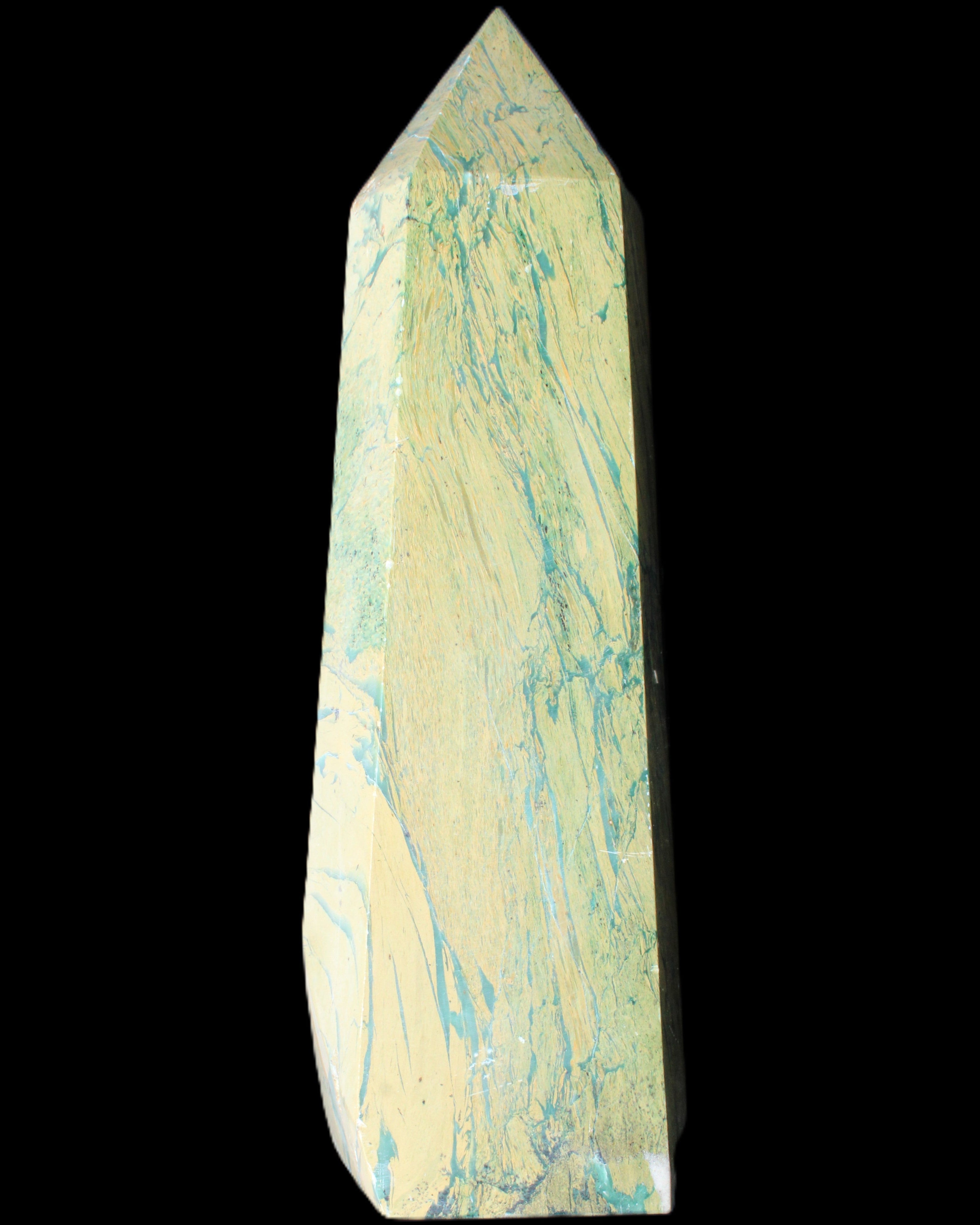 Phoenix Stone obelisk 1008g in sunlight - Rocks and Things Store