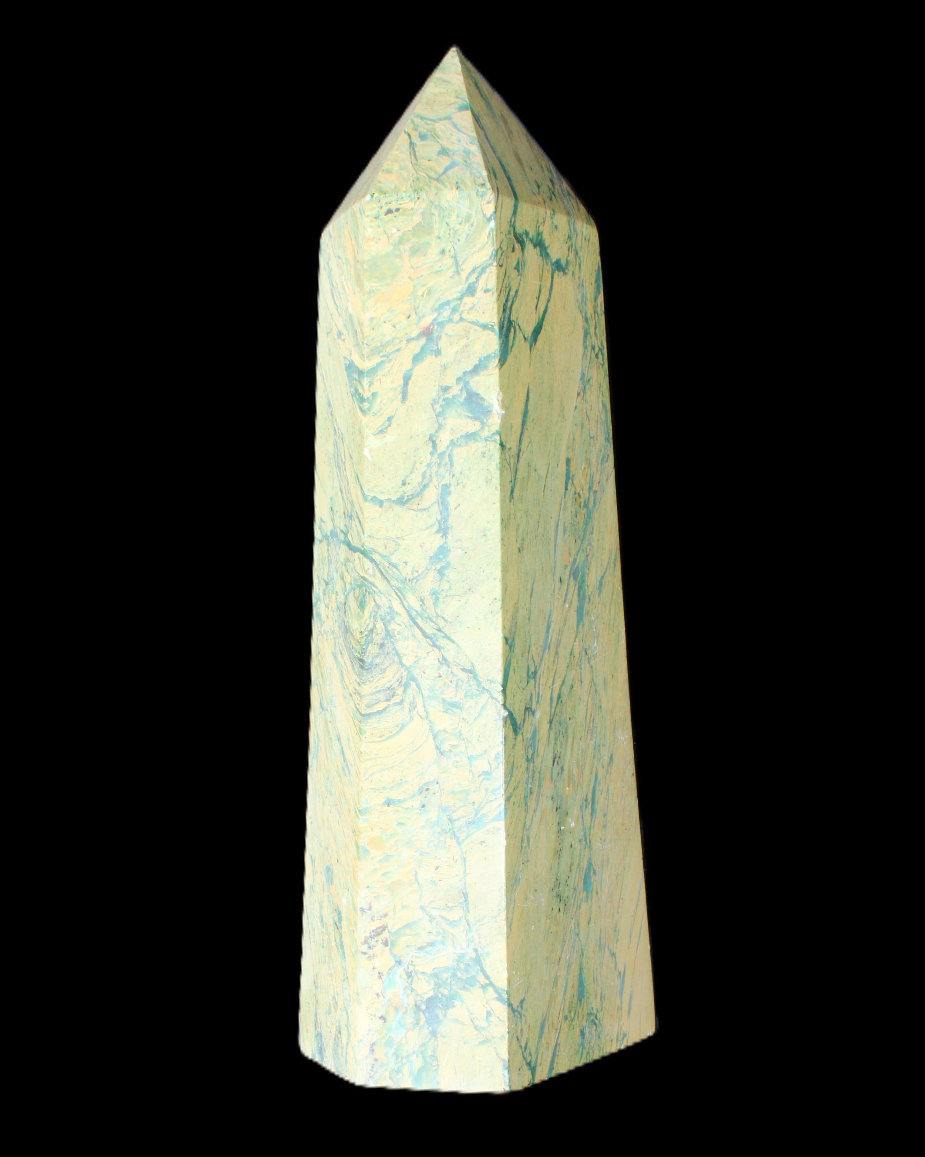 Phoenix Stone obelisk 1008g in sunlight - Rocks and Things Store