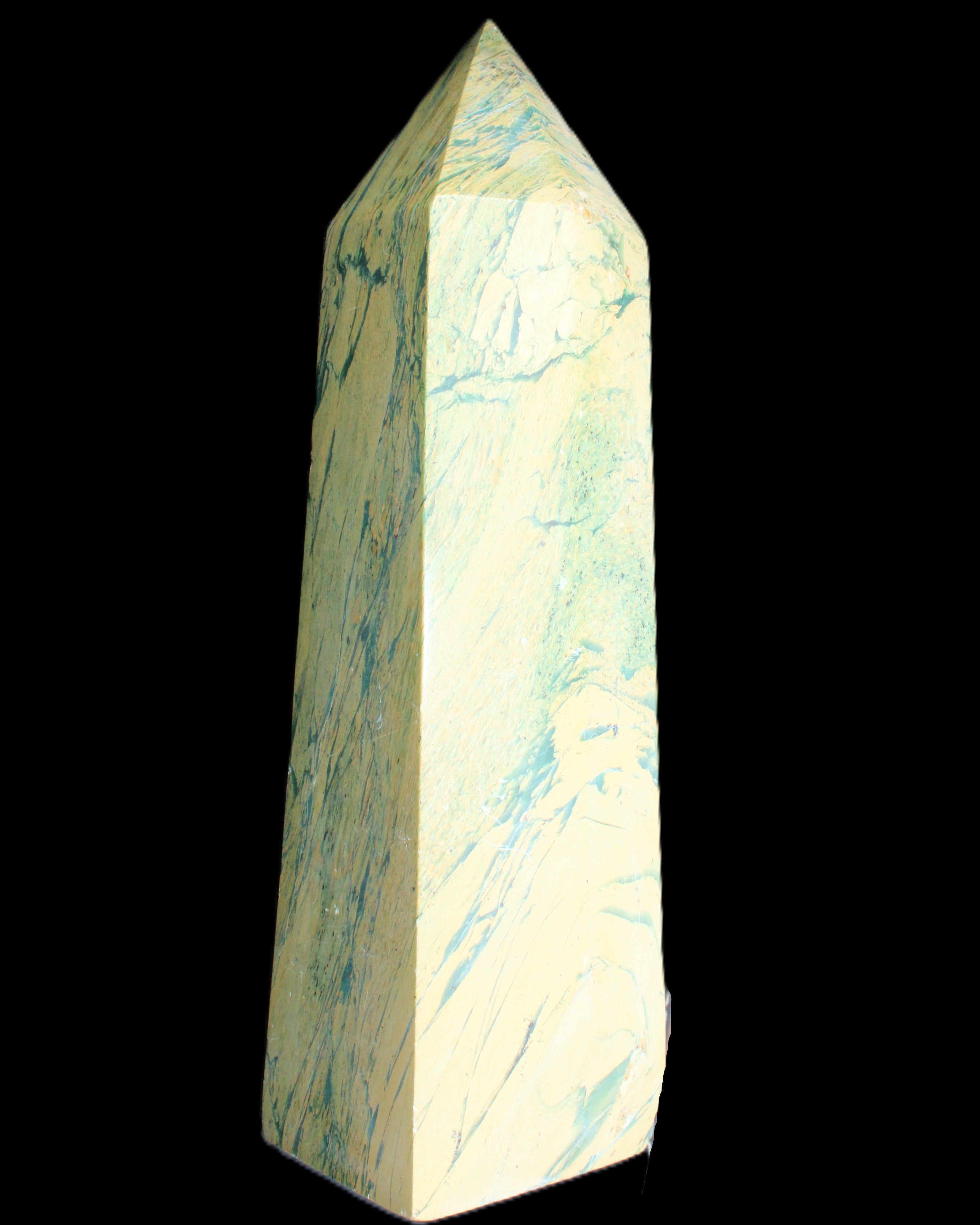 Phoenix Stone obelisk 1008g in sunlight - Rocks and Things Store