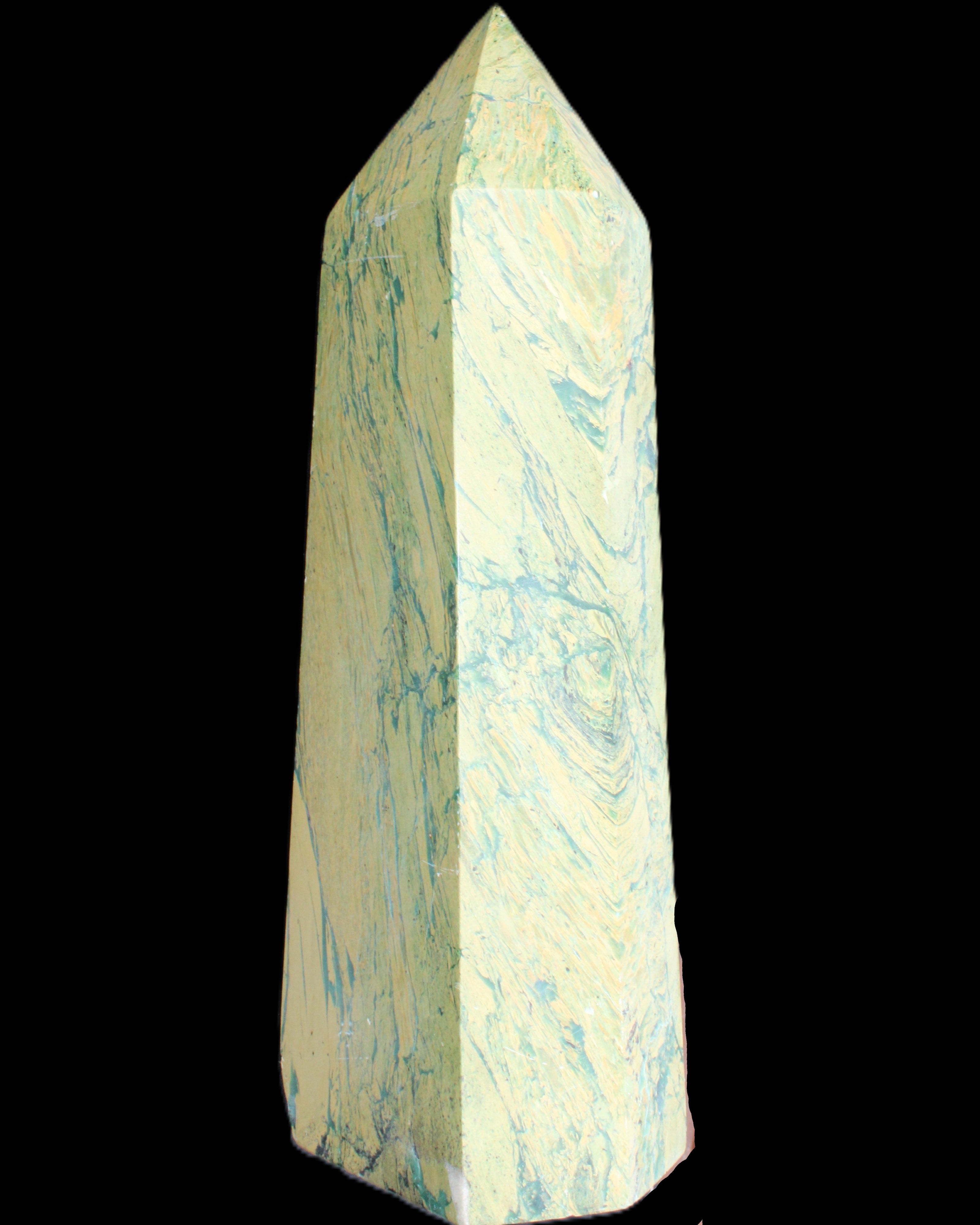 Phoenix Stone obelisk 1008g in sunlight - Rocks and Things Store