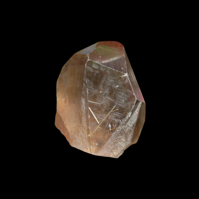 Golden Hair Rutile Quartz crystal 65g  in sunlight - Rocks and Things Store