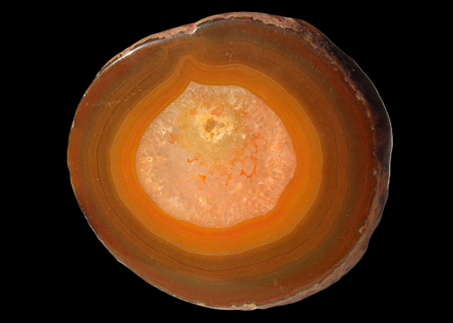Agate banded slice 367g Rocks and Things