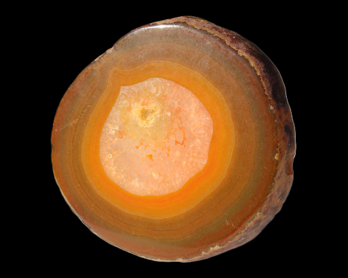 Agate banded slice 367g Rocks and Things