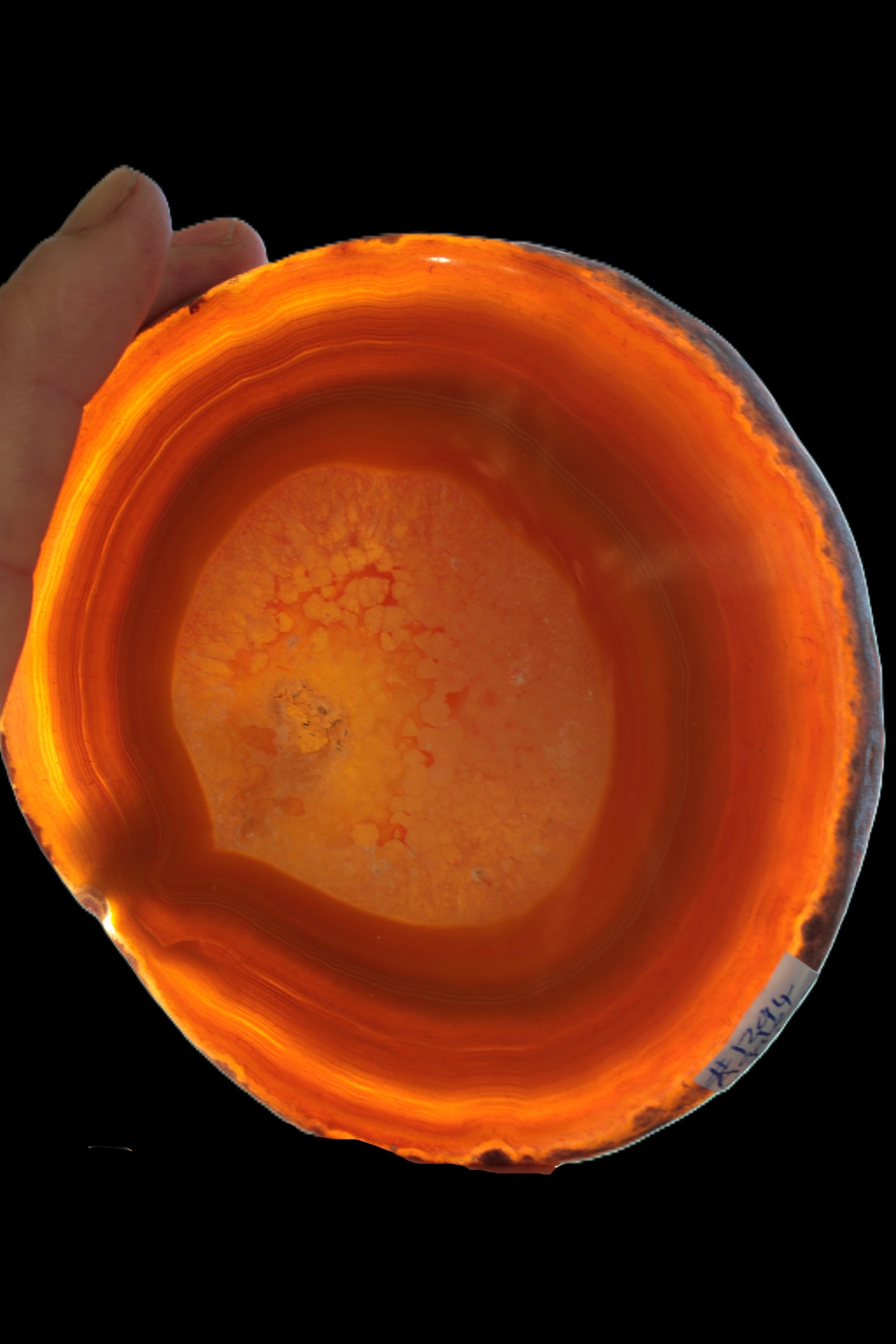Agate banded slice 367g Rocks and Things