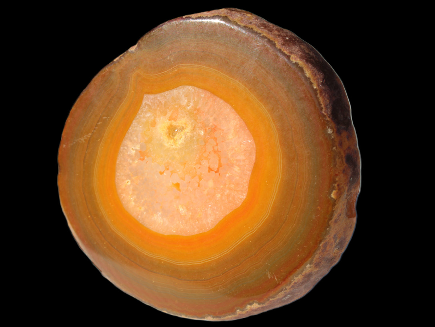 Agate banded slice 367g Rocks and Things