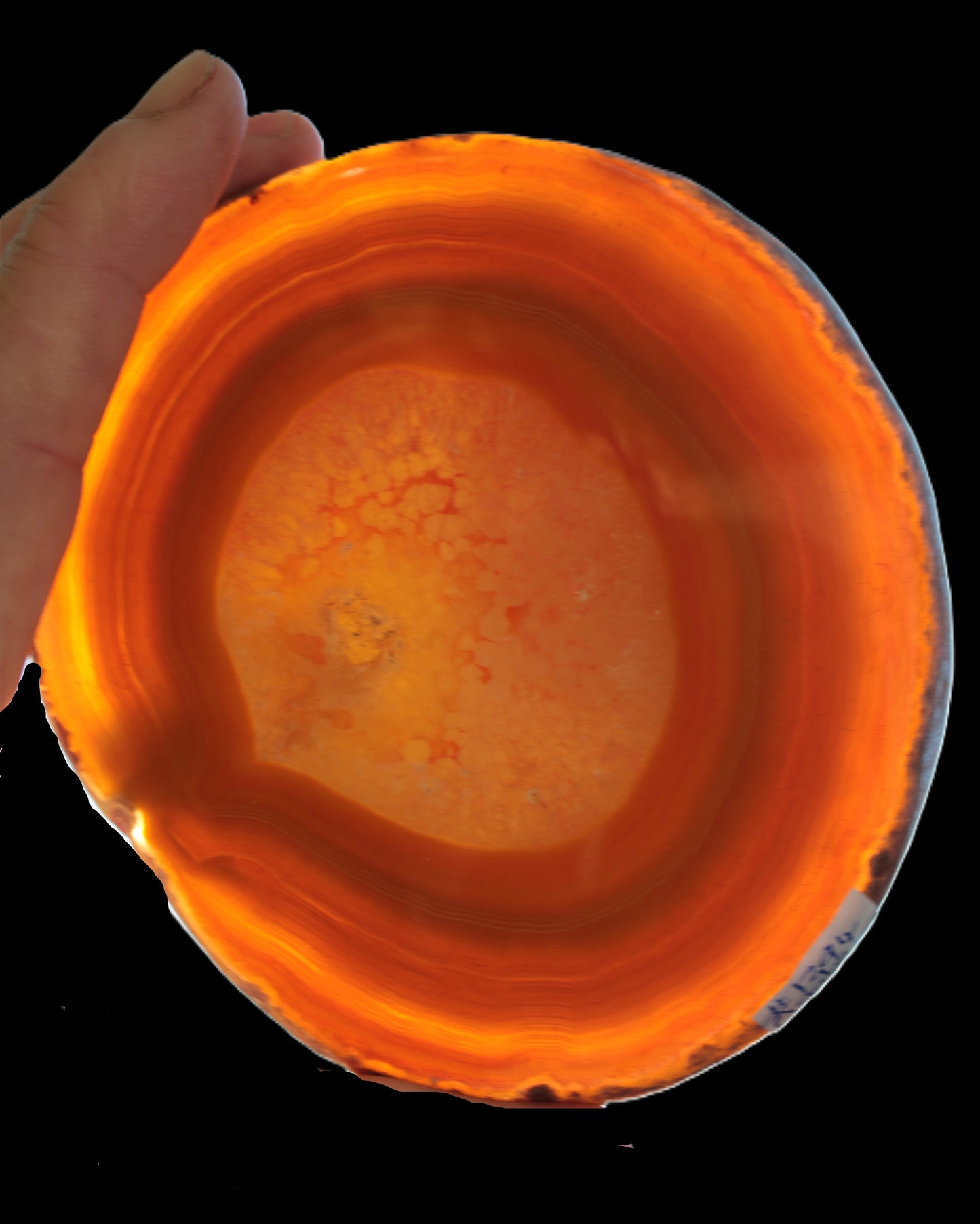 Agate banded slice 367g Rocks and Things