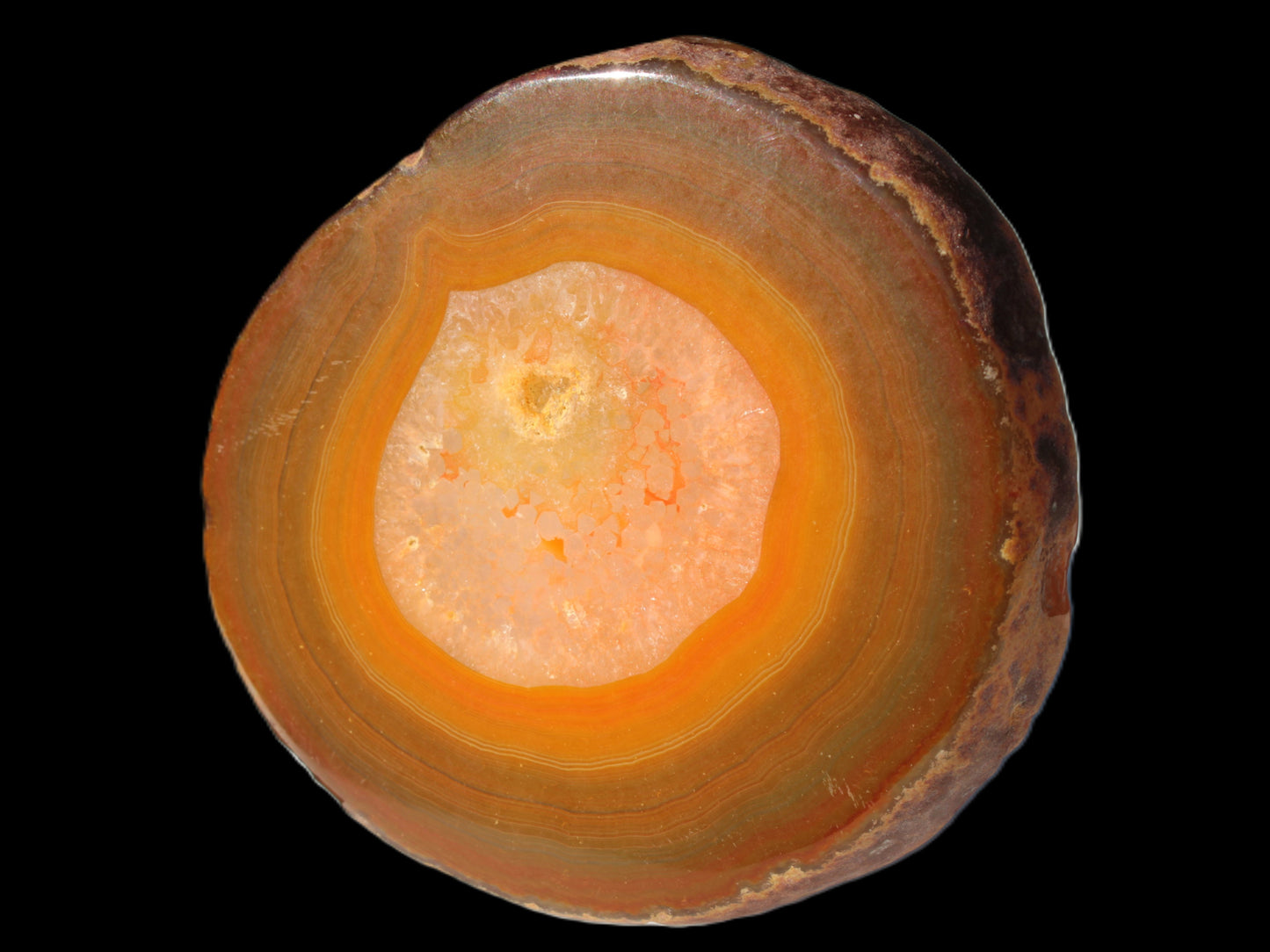 Agate banded slice 367g Rocks and Things