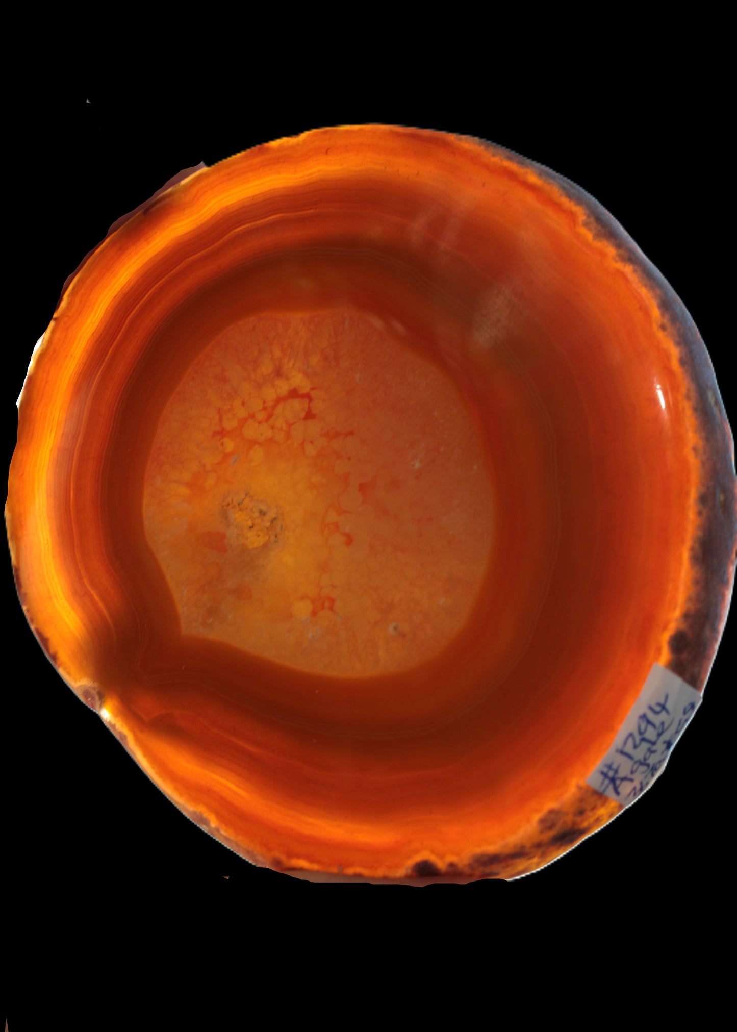 Agate banded slice 367g Rocks and Things