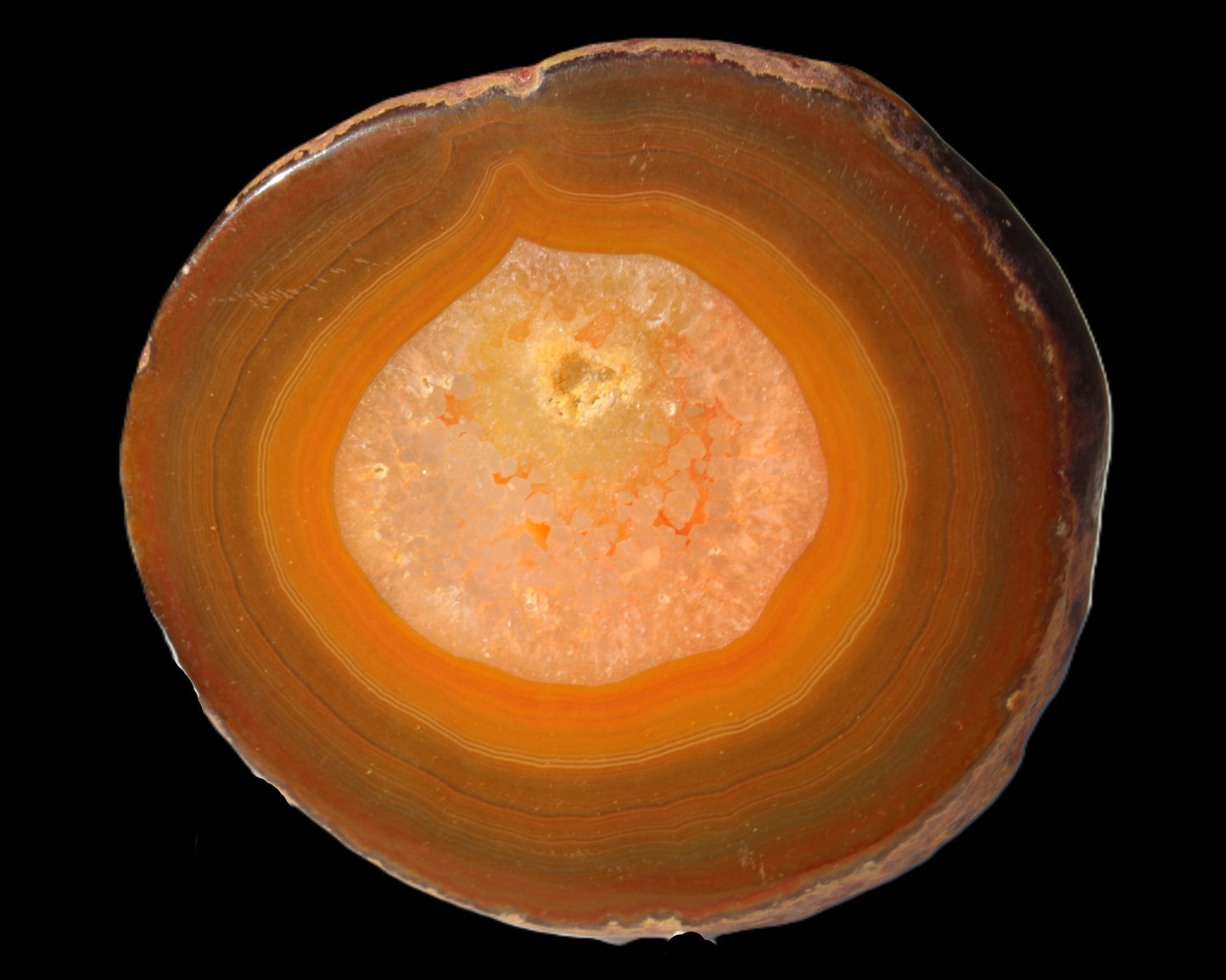 Agate banded slice 367g Rocks and Things