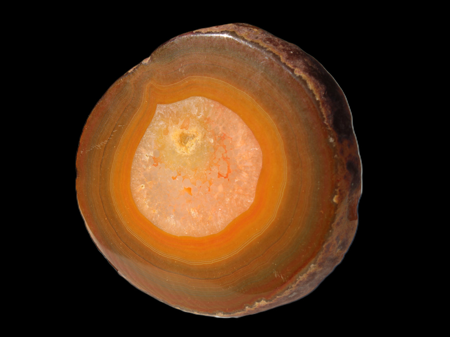 Agate banded slice 367g Rocks and Things