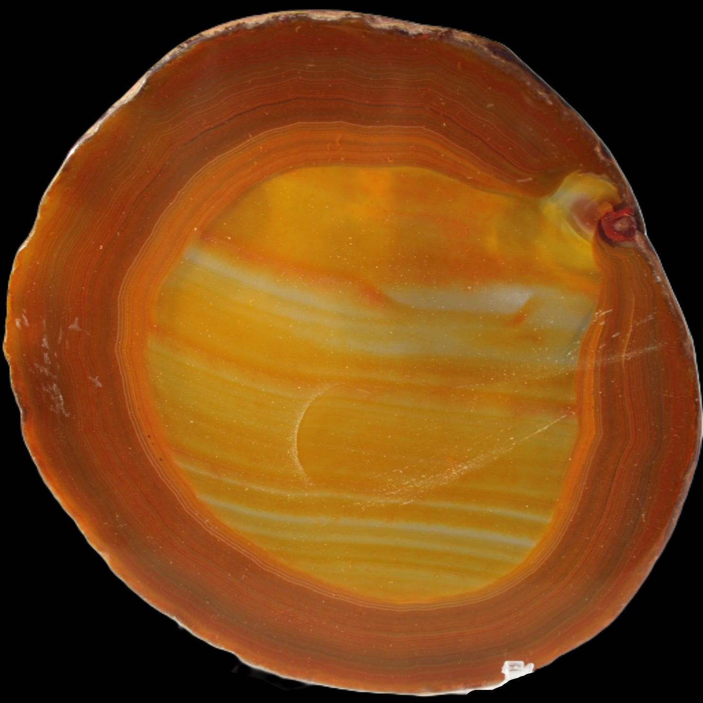 Agate banded slice 367g Rocks and Things