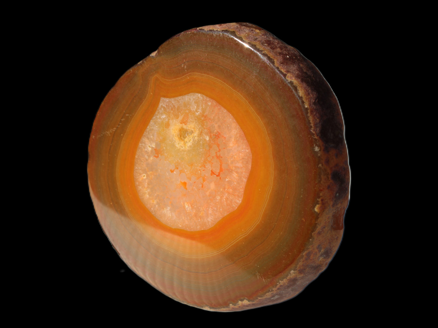 Agate banded slice 367g Rocks and Things