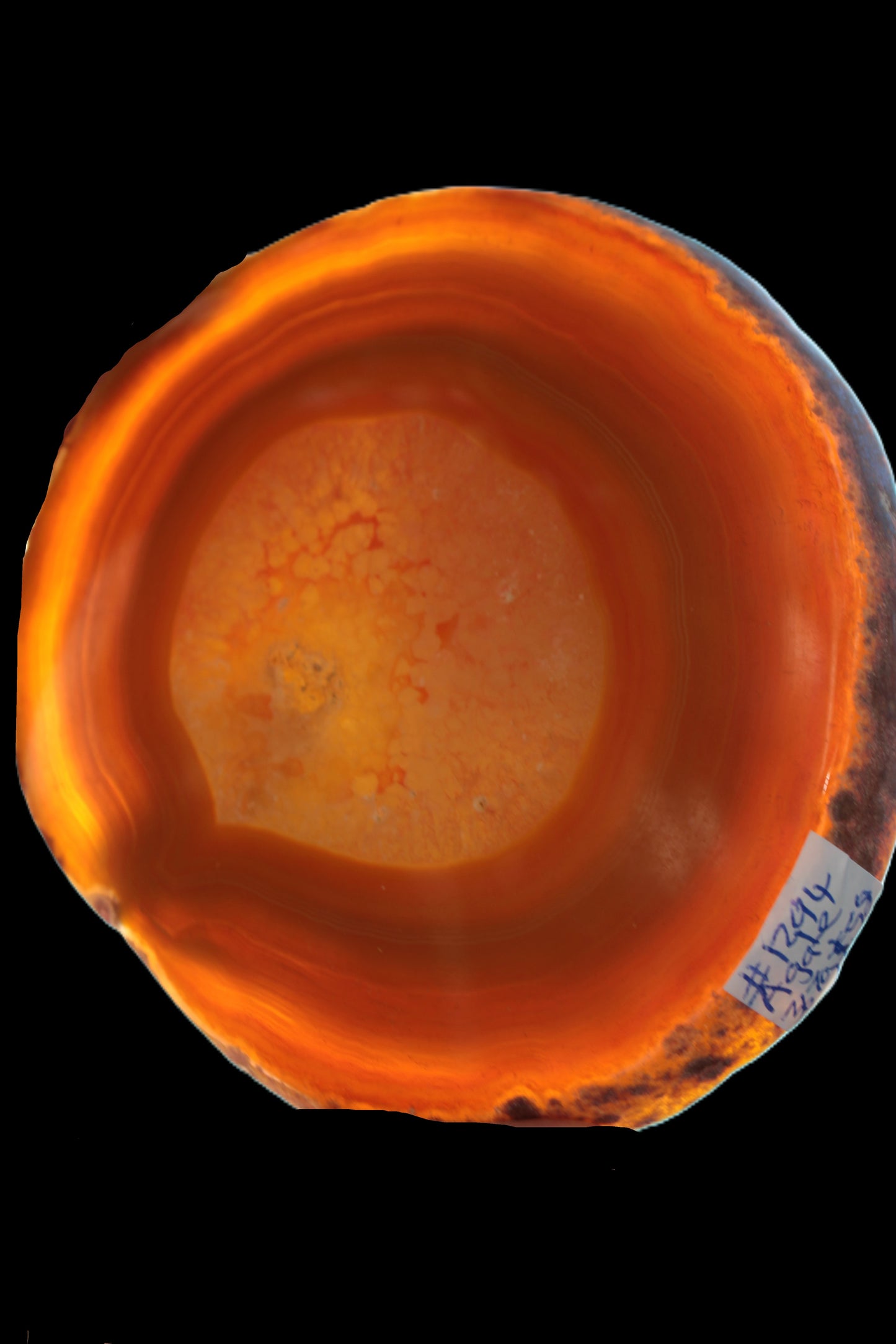 Agate banded slice 367g Rocks and Things