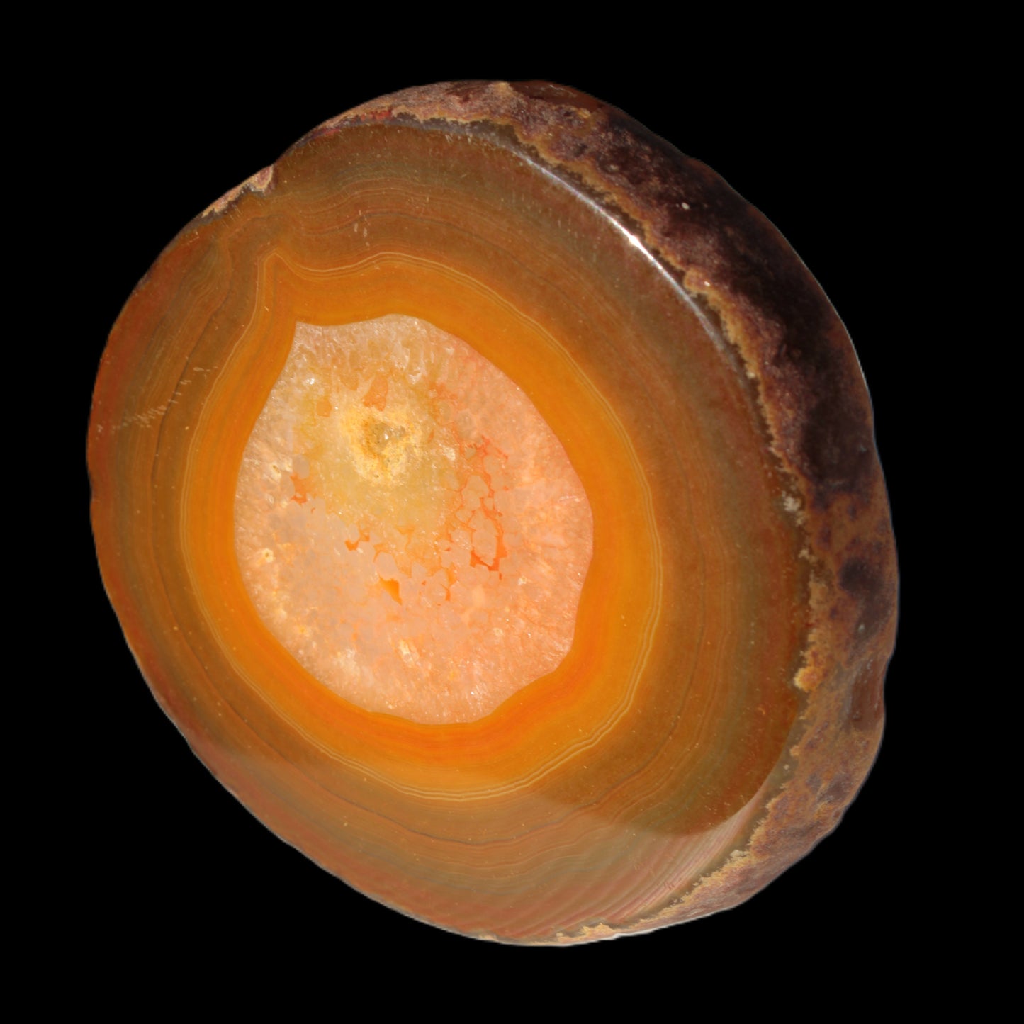 Agate banded slice 367g Rocks and Things