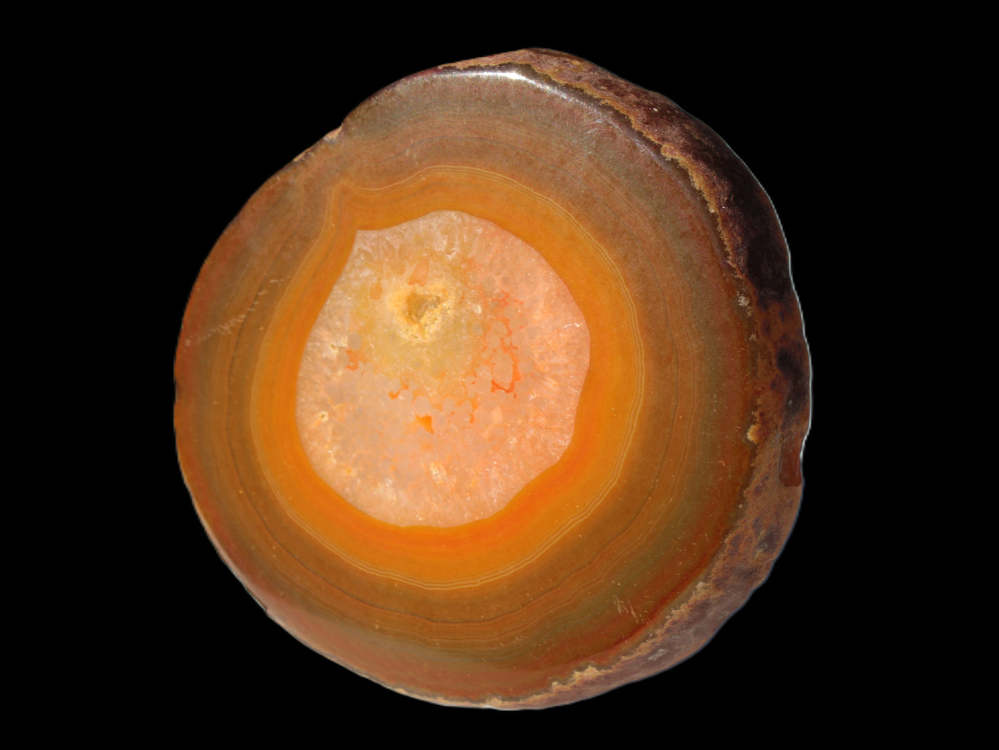 Agate banded slice 367g Rocks and Things