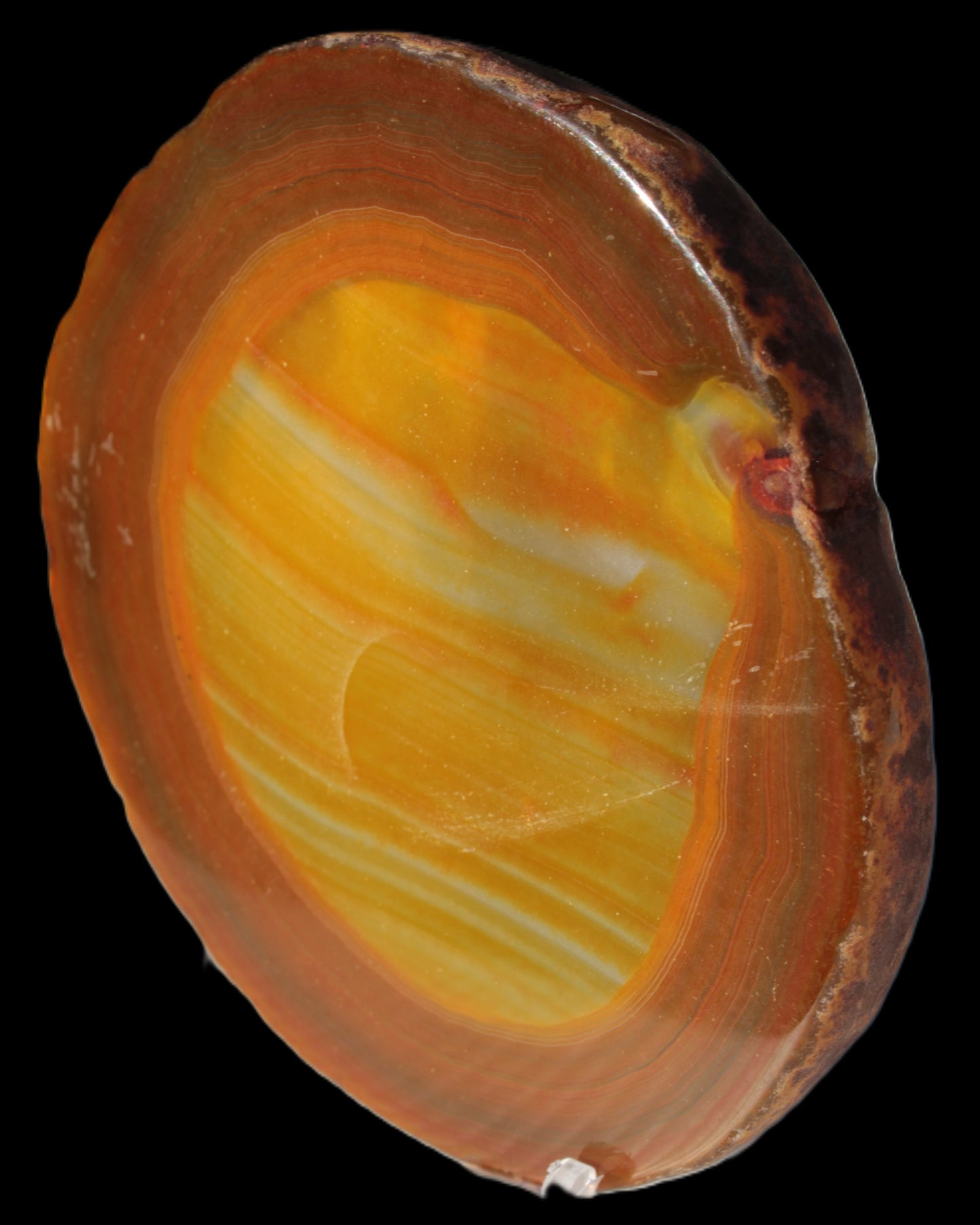 Agate banded slice 367g Rocks and Things