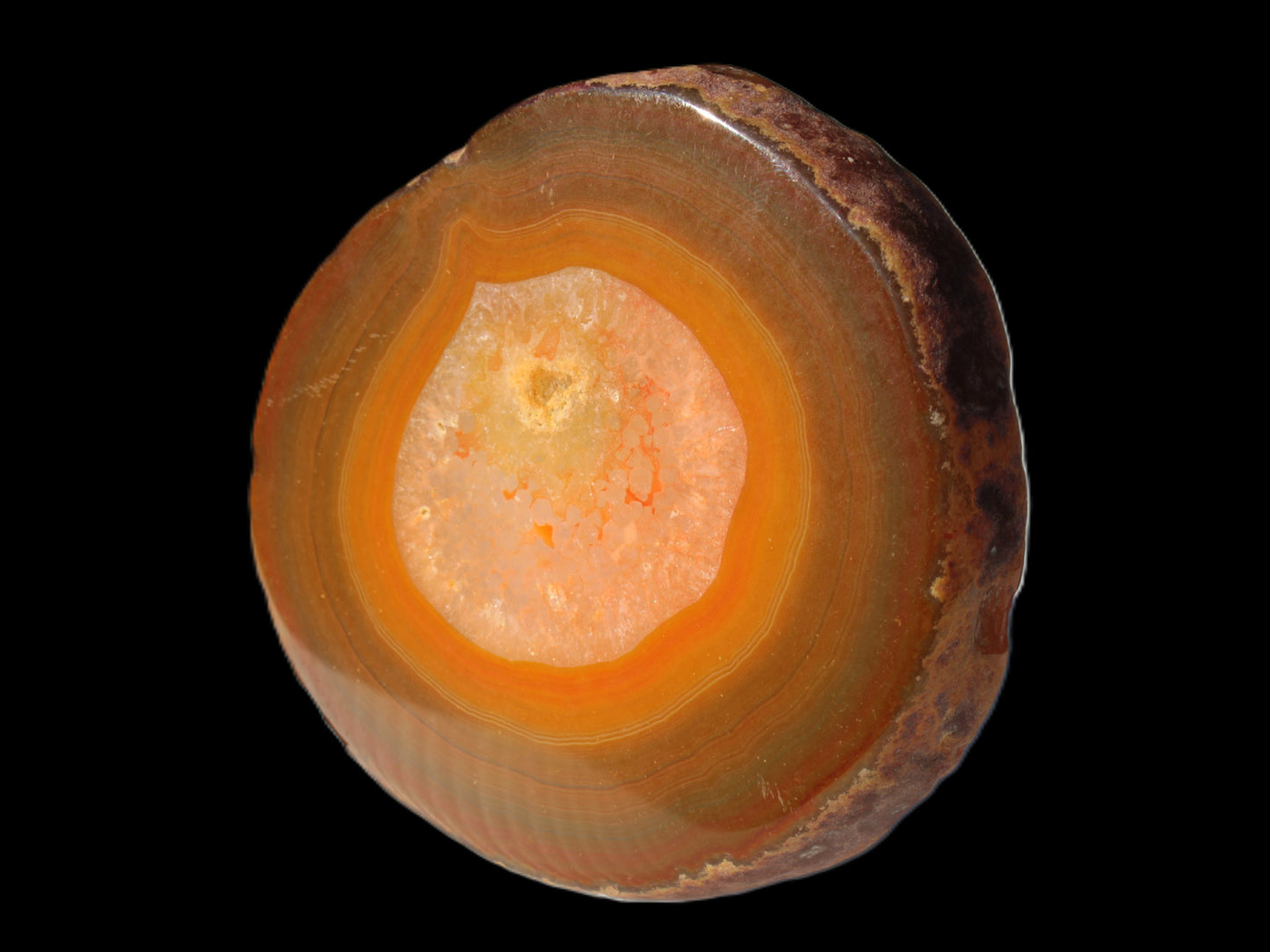 Agate banded slice 367g Rocks and Things