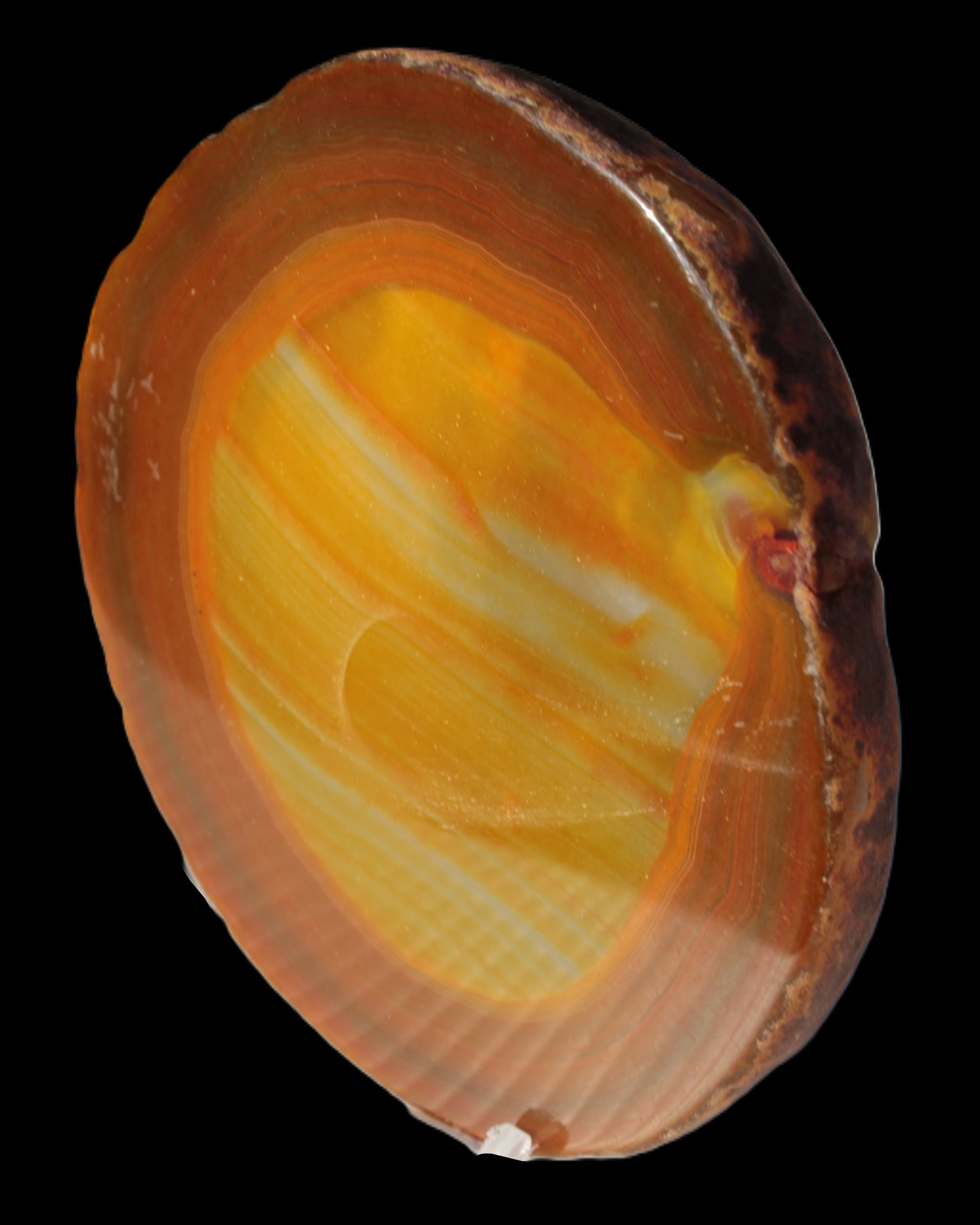 Agate banded slice 367g Rocks and Things