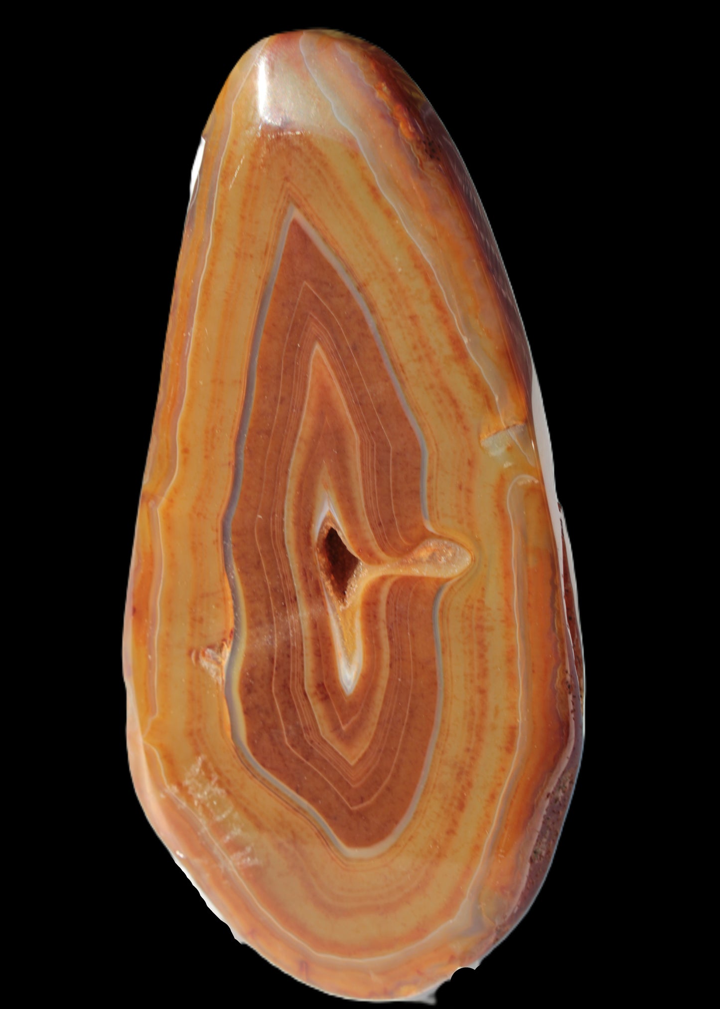 Agate banded slice 403g - Rocks and Things Store