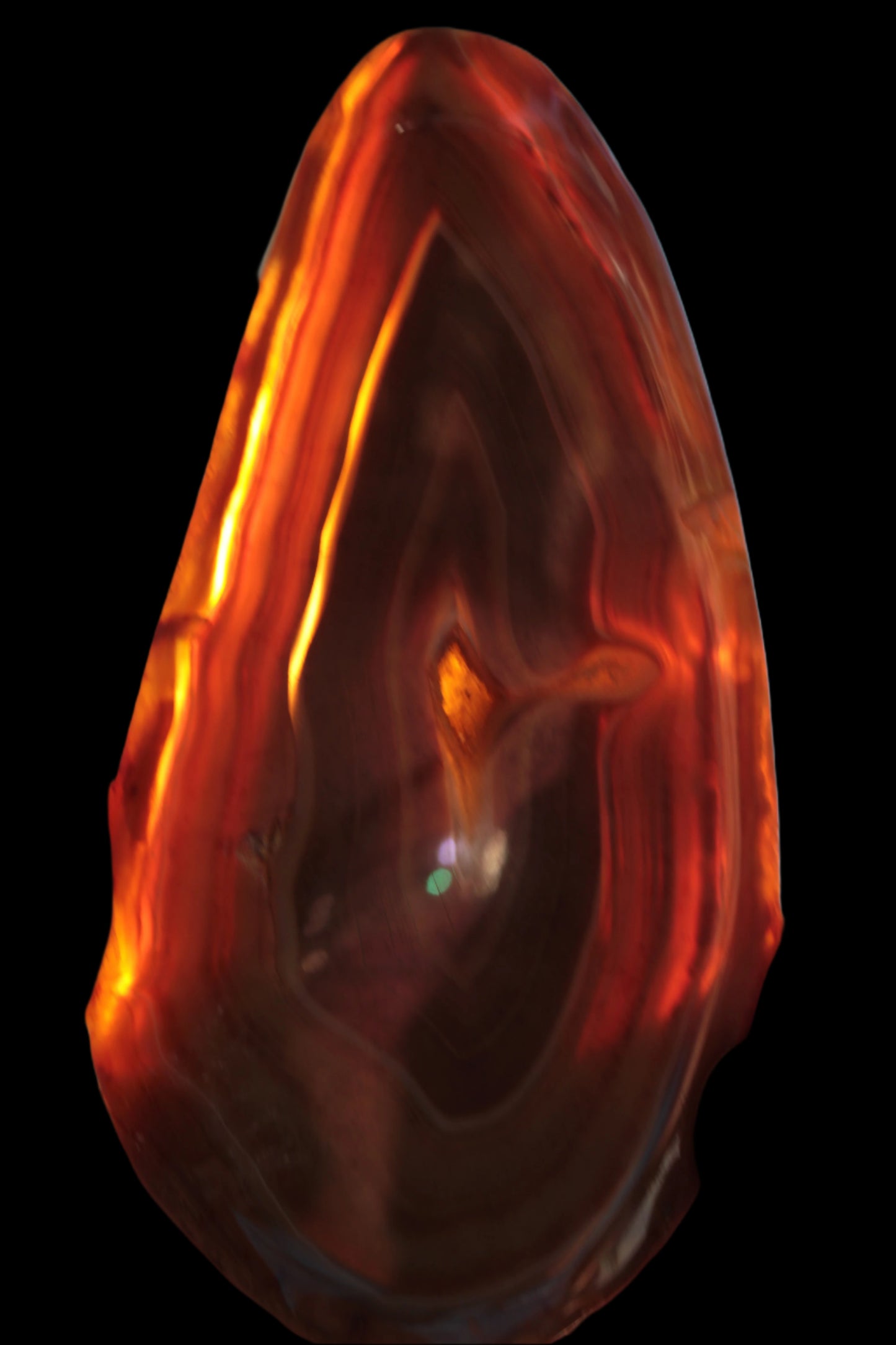 Agate banded slice 403g - Rocks and Things Store
