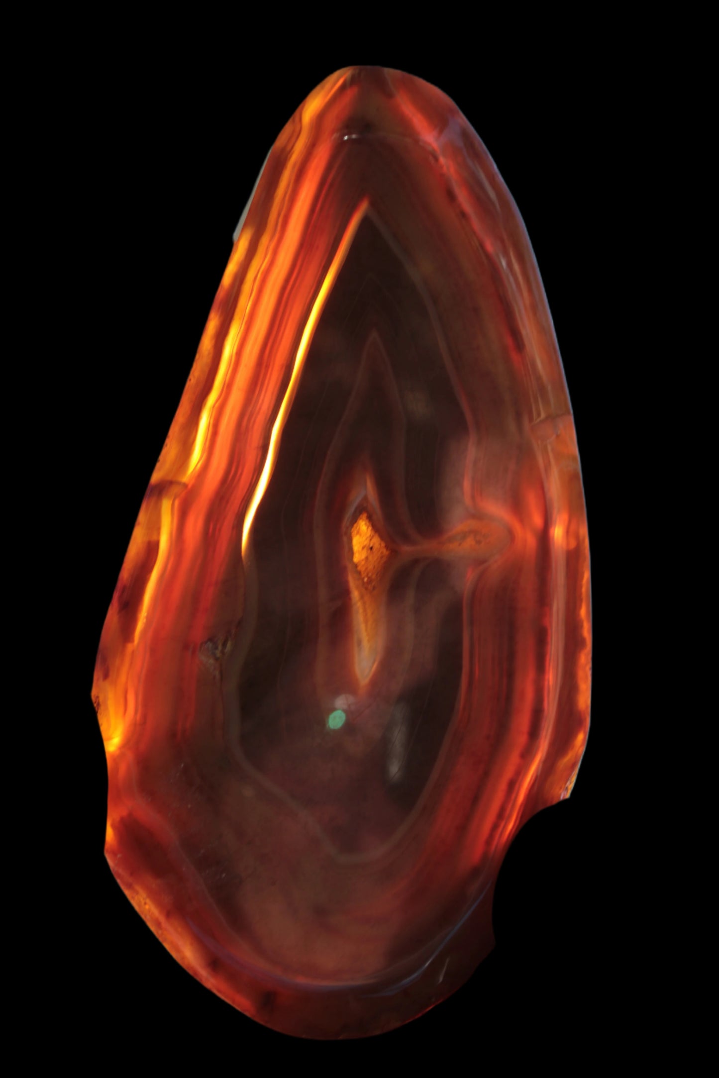 Agate banded slice 403g - Rocks and Things Store
