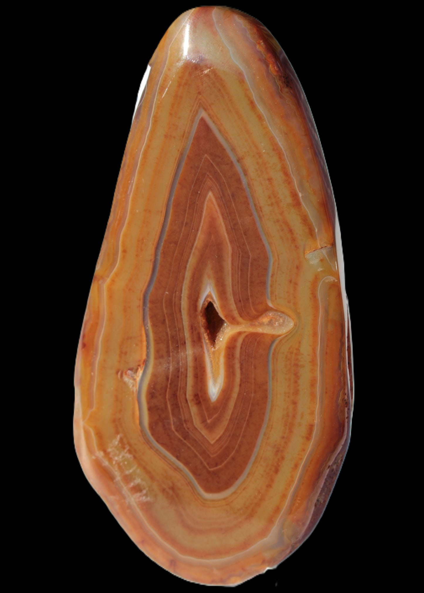 Agate banded slice 403g - Rocks and Things Store
