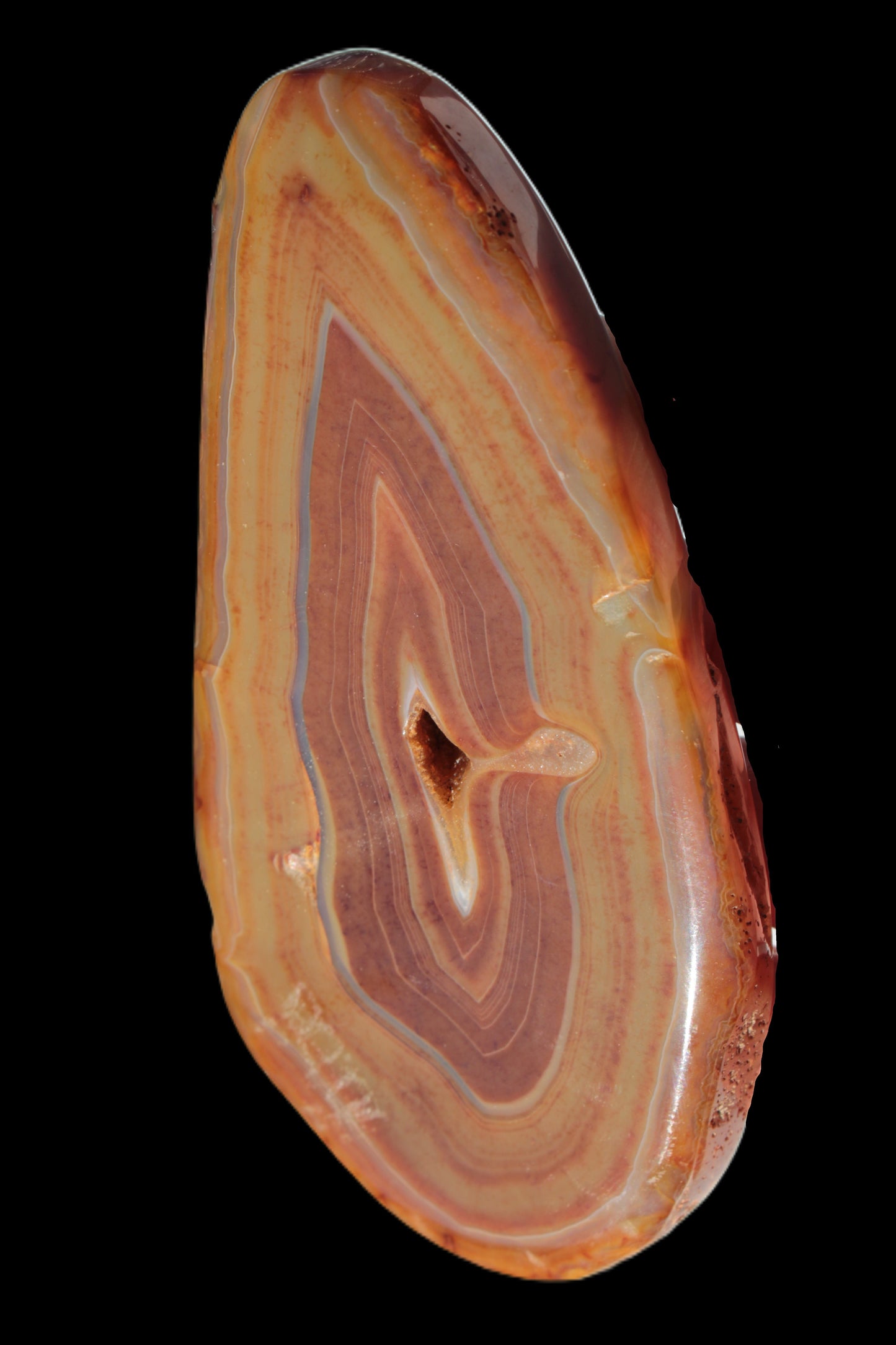 Agate banded slice 403g - Rocks and Things Store