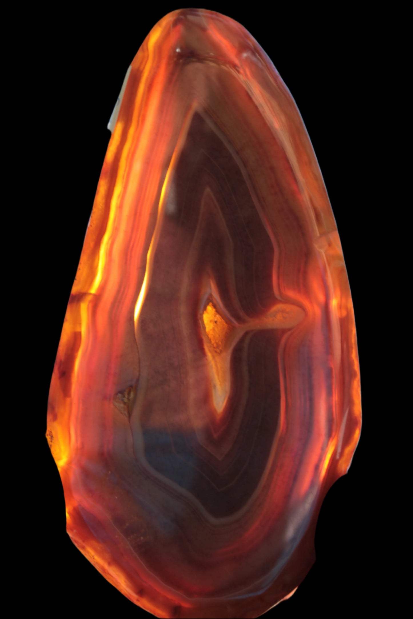 Agate banded slice 403g - Rocks and Things Store