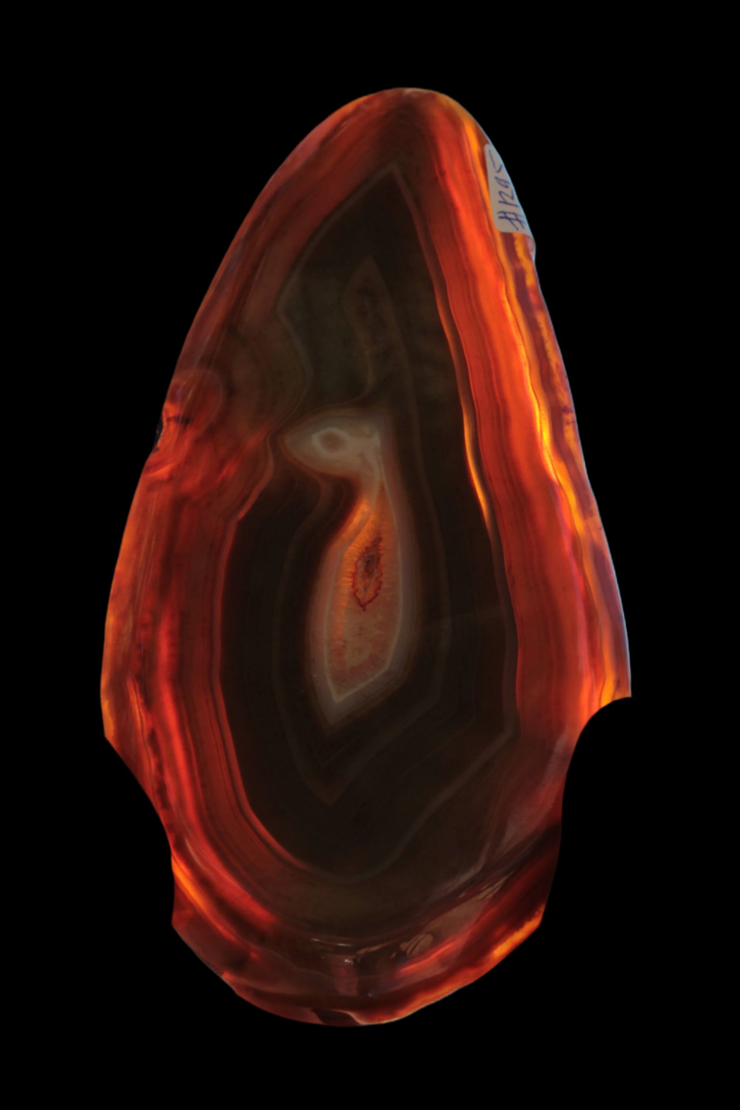 Agate banded slice 403g - Rocks and Things Store