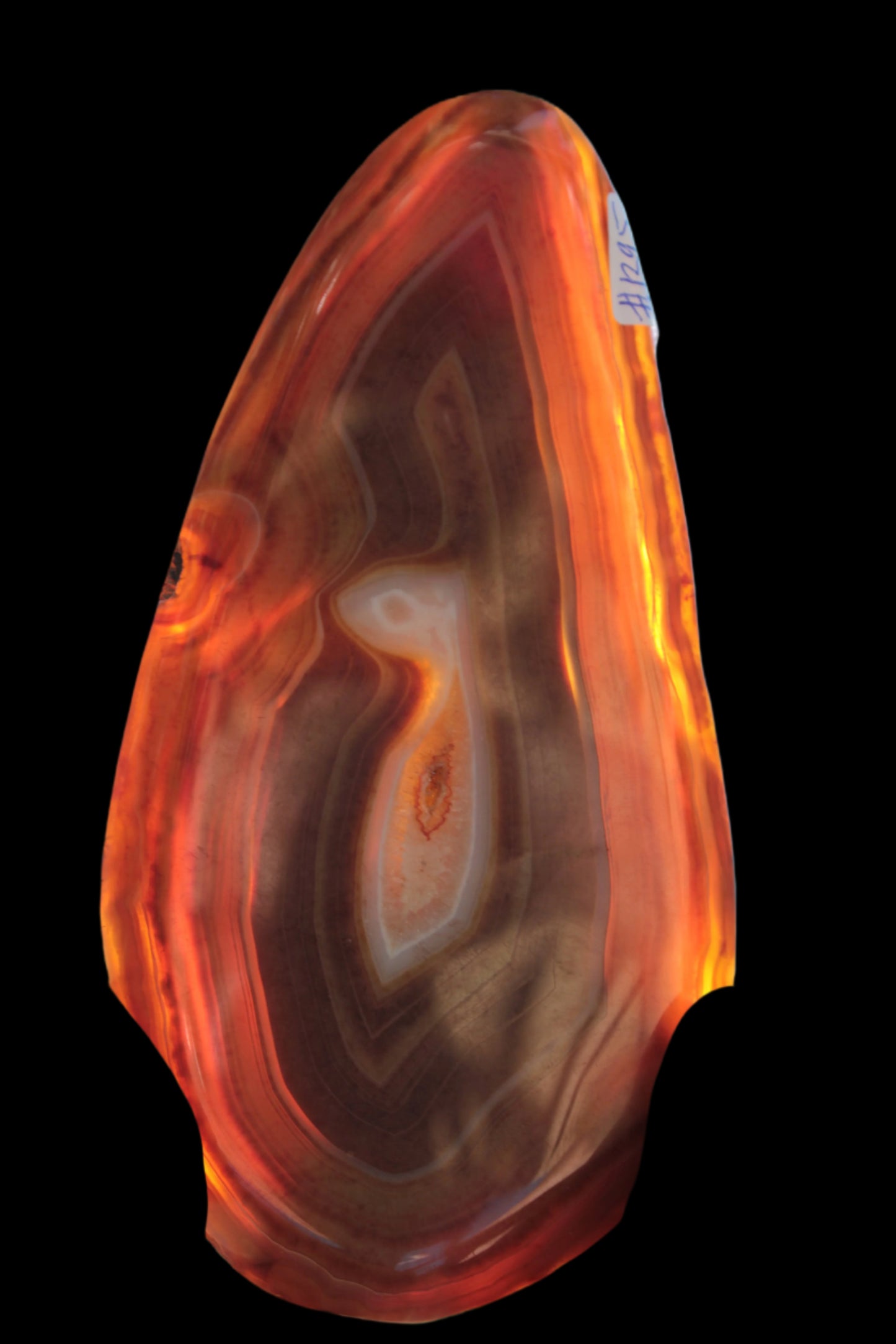 Agate banded slice 403g - Rocks and Things Store