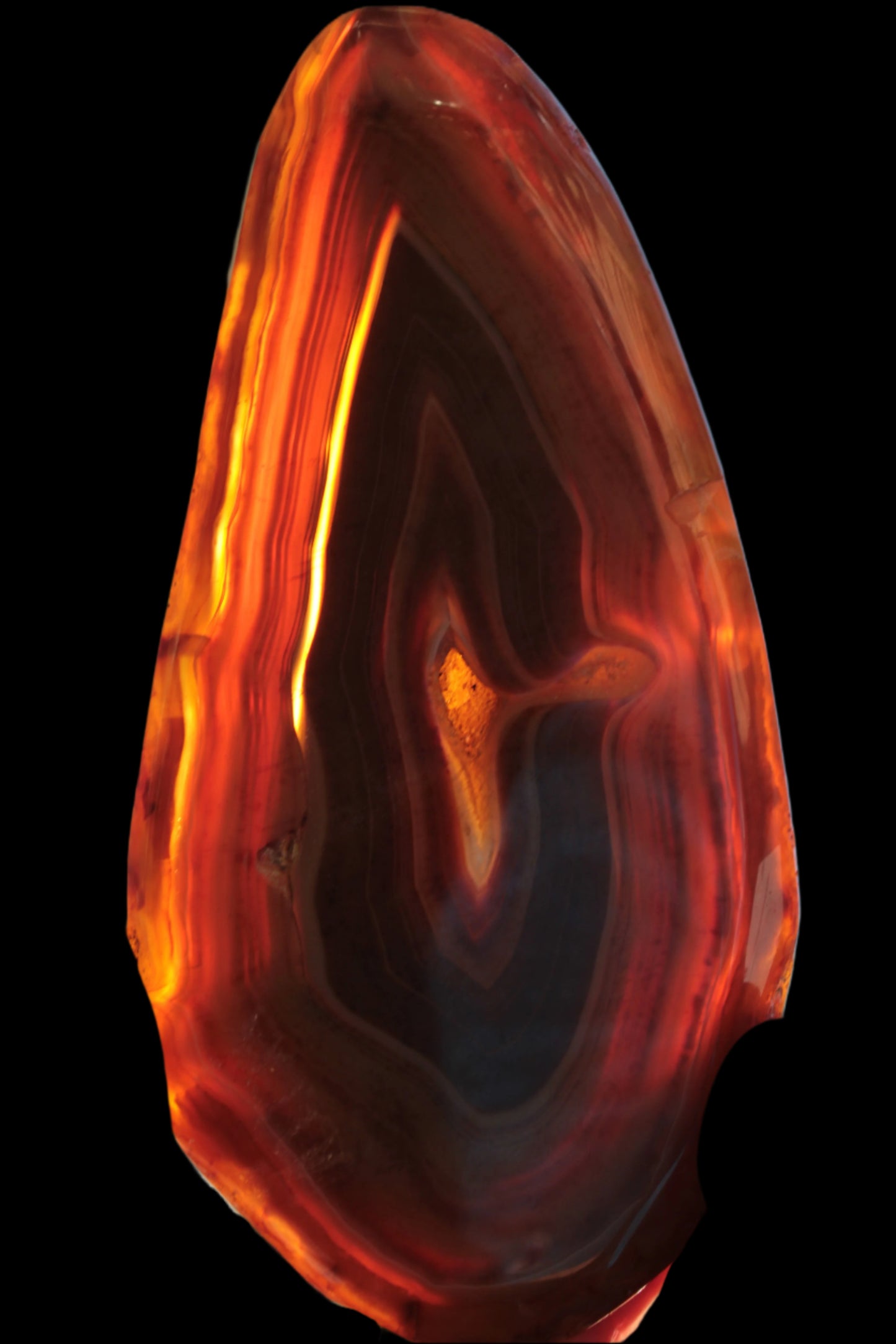 Agate banded slice 403g - Rocks and Things Store
