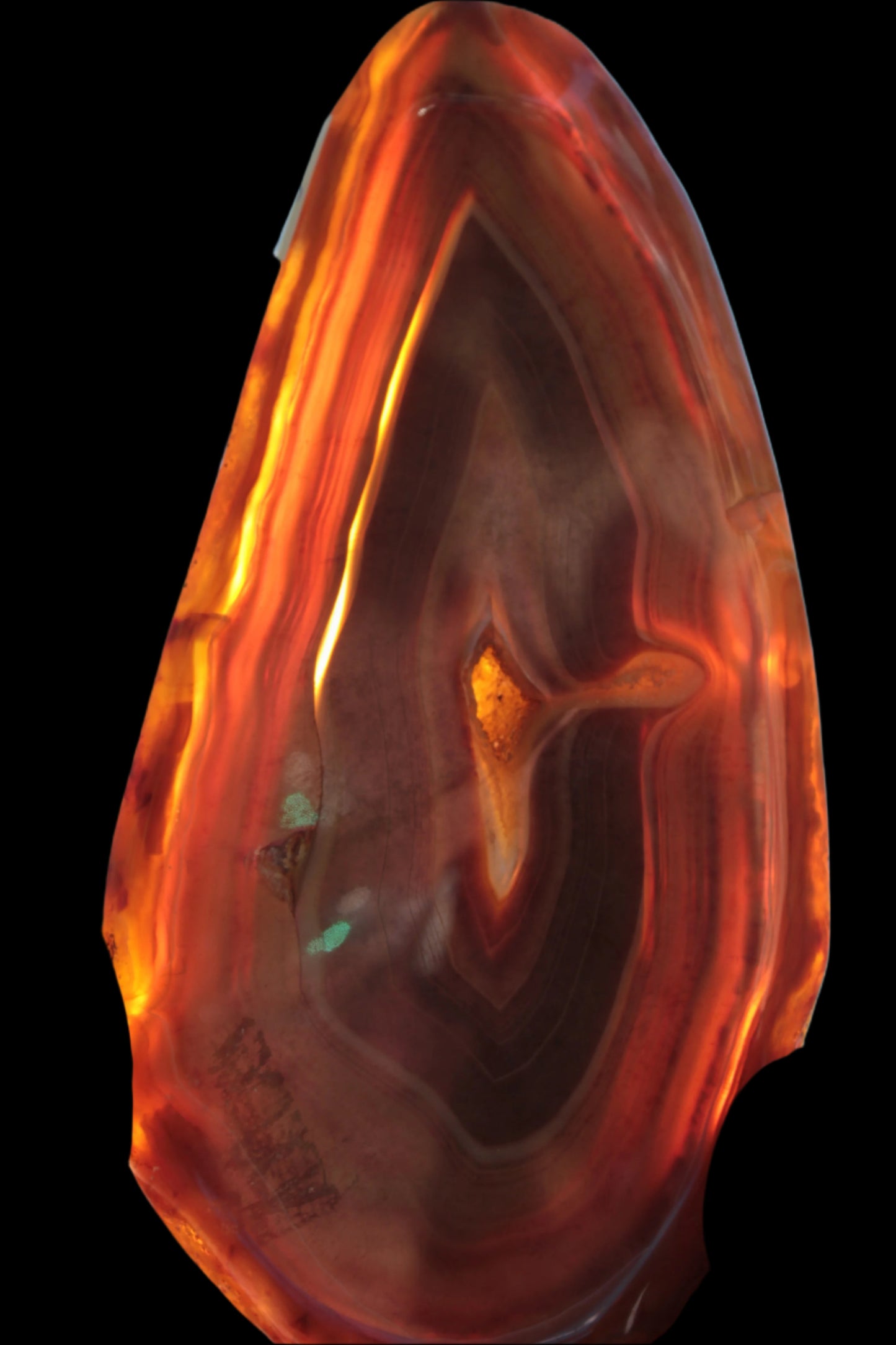 Agate banded slice 403g - Rocks and Things Store