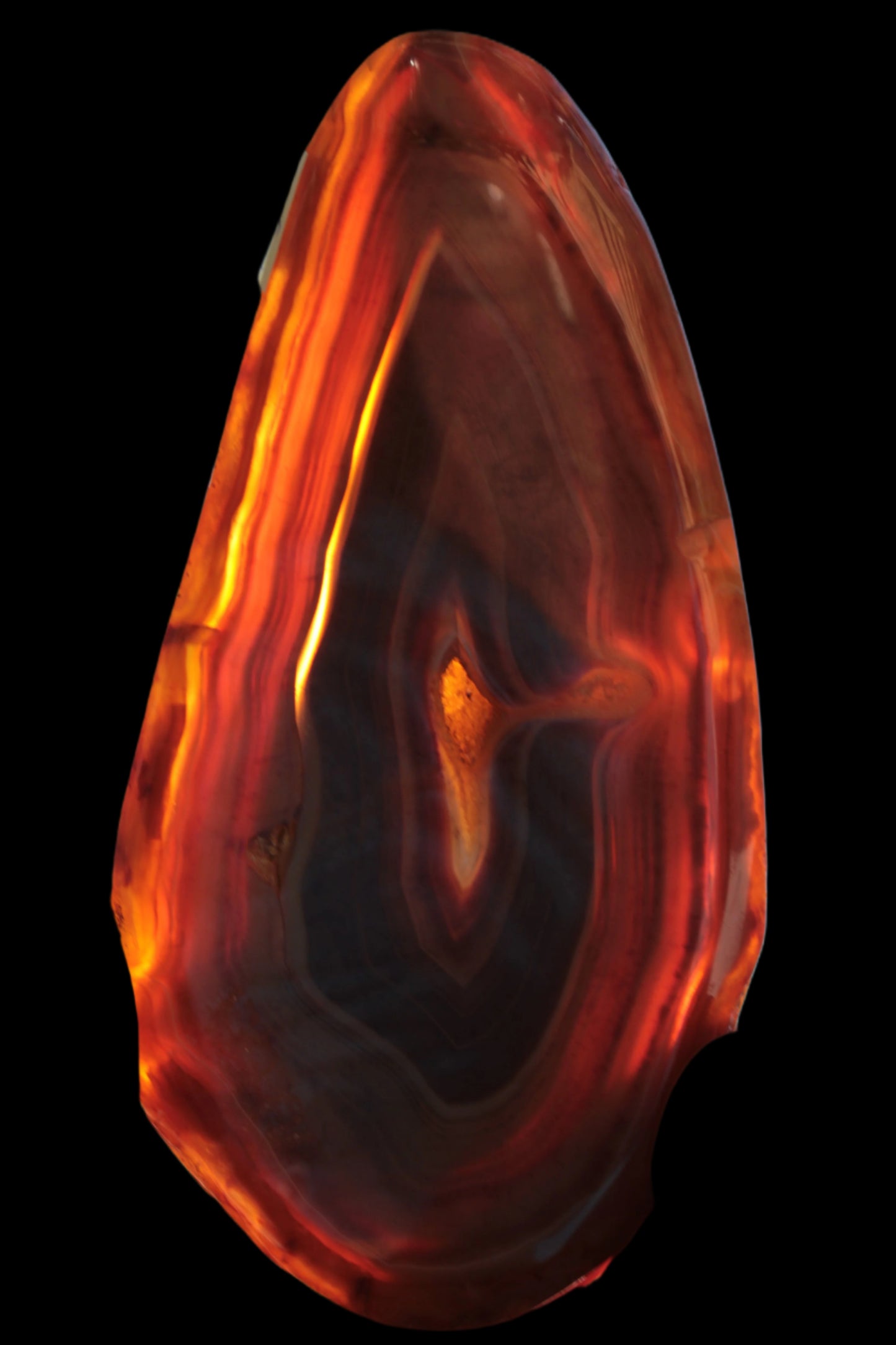 Agate banded slice 403g Rocks and Things