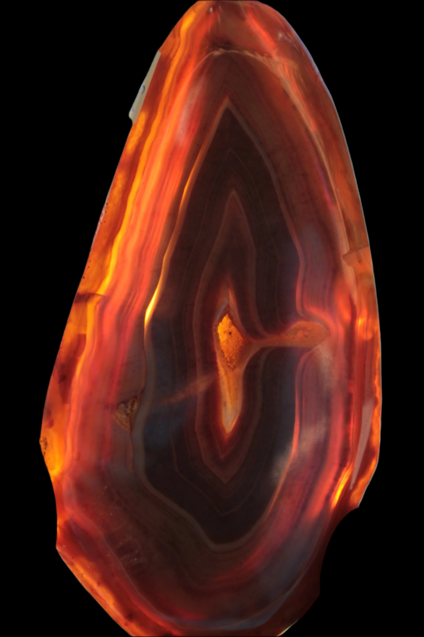 Agate banded slice 403g - Rocks and Things Store