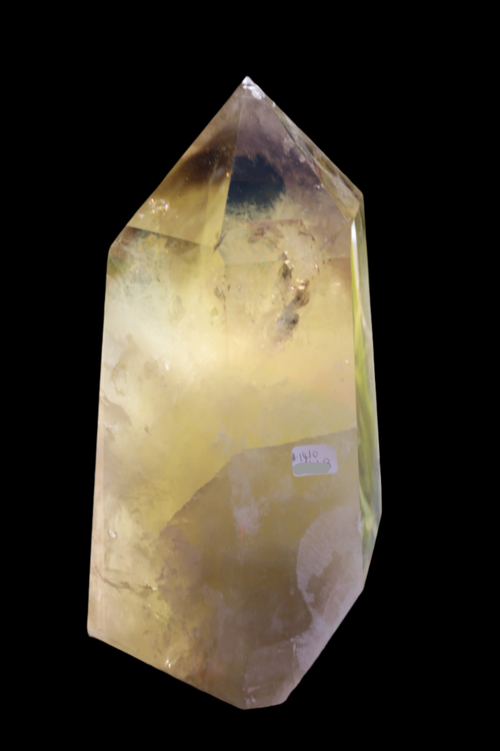 Citrine obelisk 5840g in sunlight