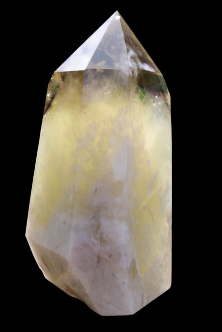 Citrine obelisk 5840g in sunlight