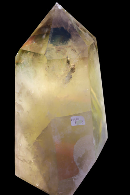 Citrine obelisk 5840g in sunlight