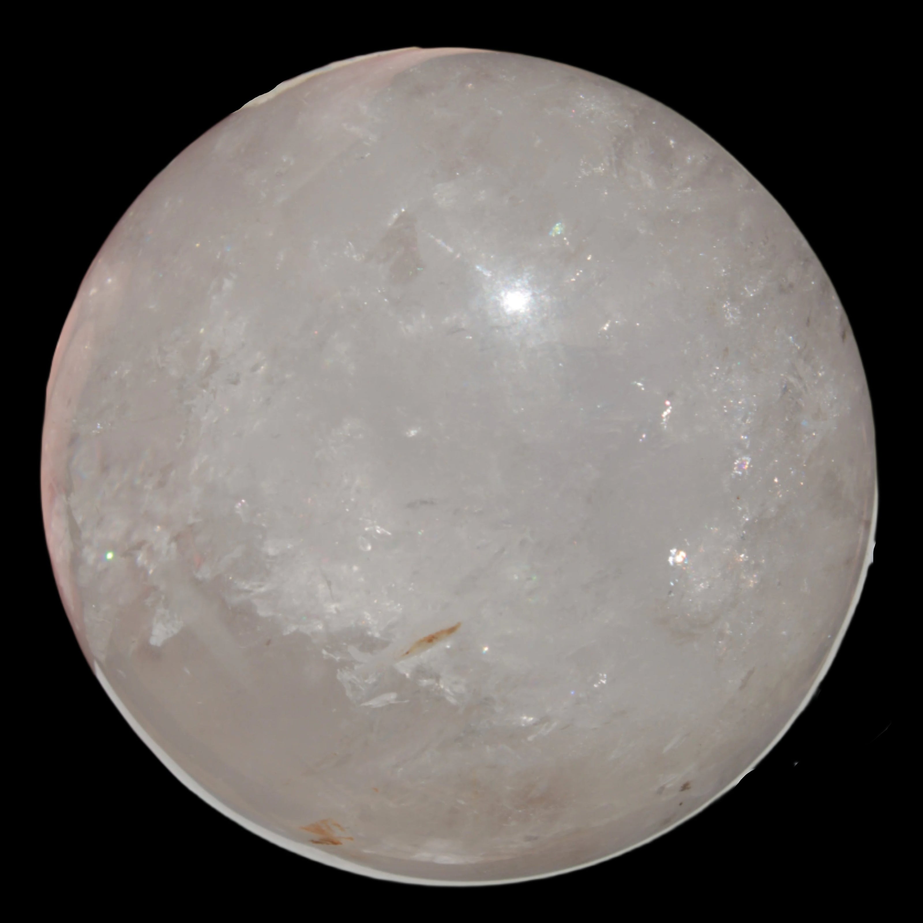 Clear Quartz crystal sphere 84mm 827g in sunshine,  Rocks and Things Store