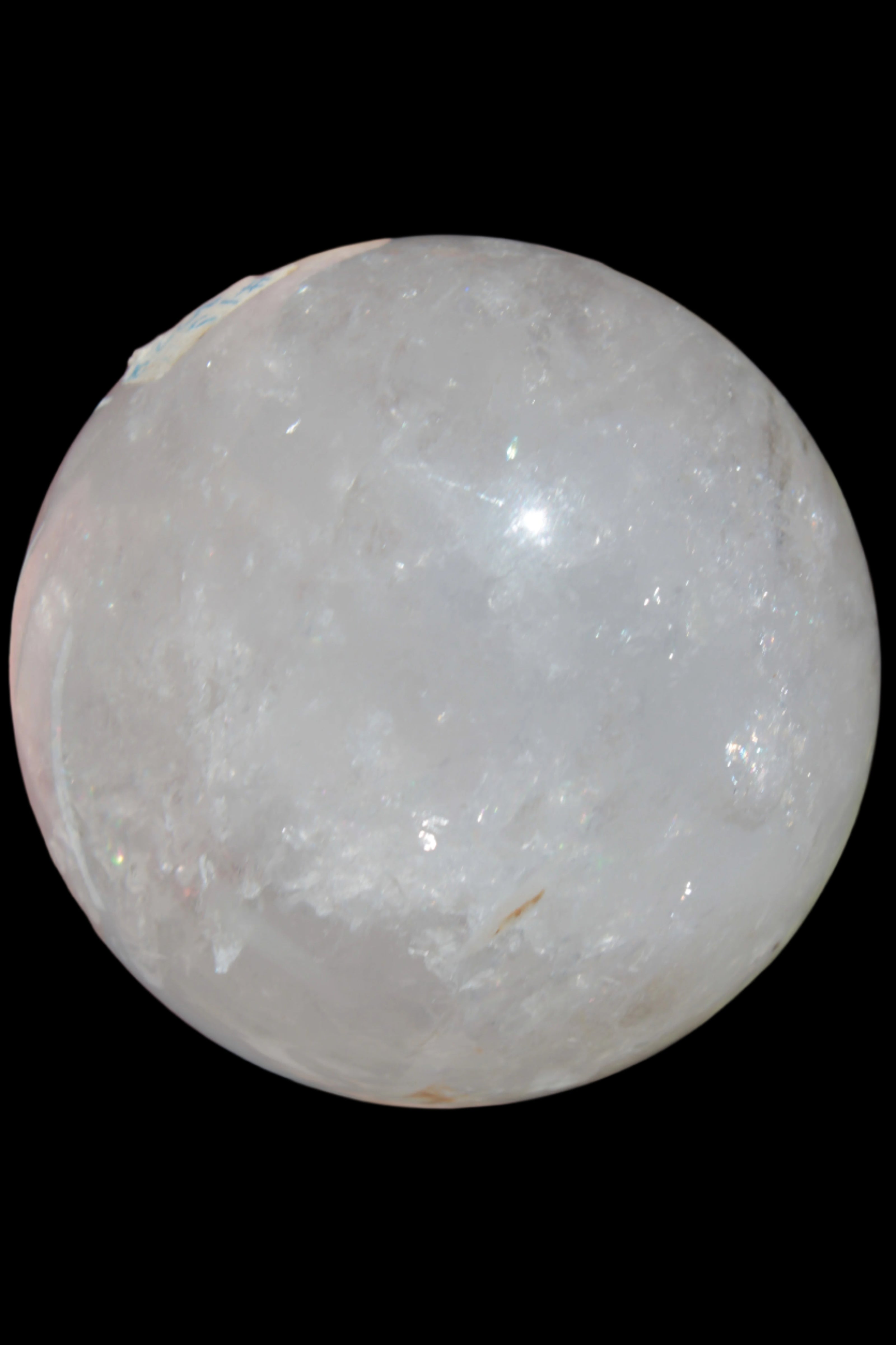 Clear Quartz crystal sphere 84mm 827g in sunshine,  Rocks and Things Store