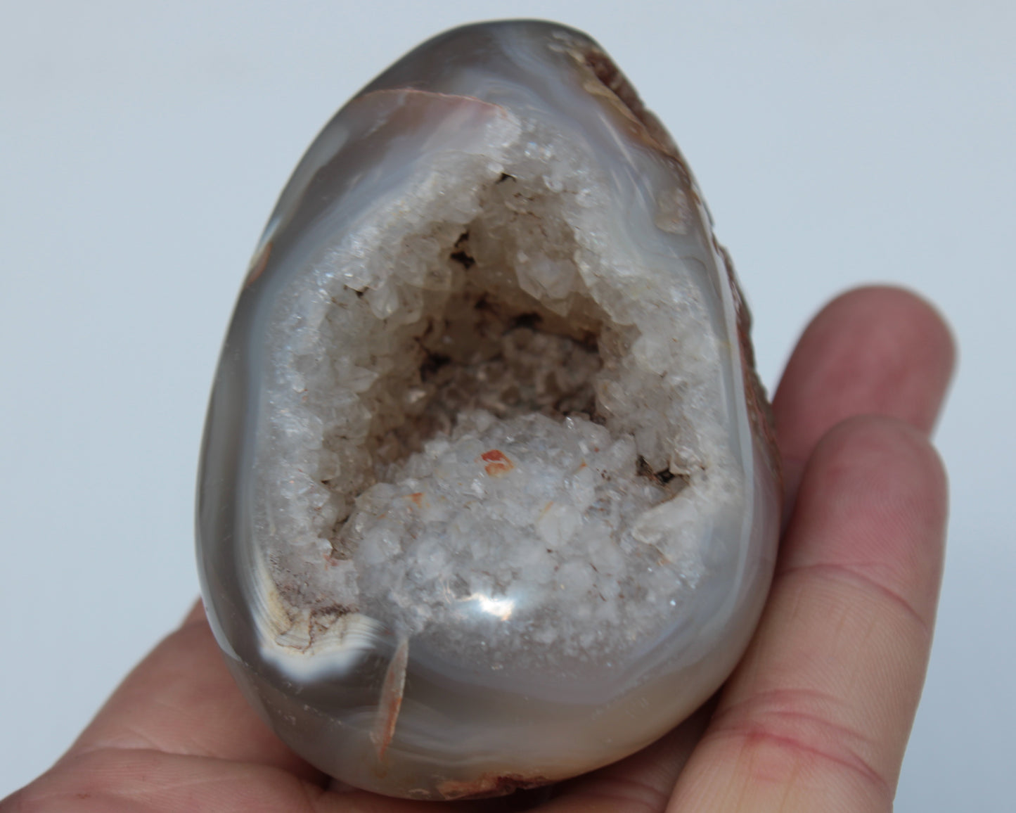 Agate geode 222g Rocks and Things