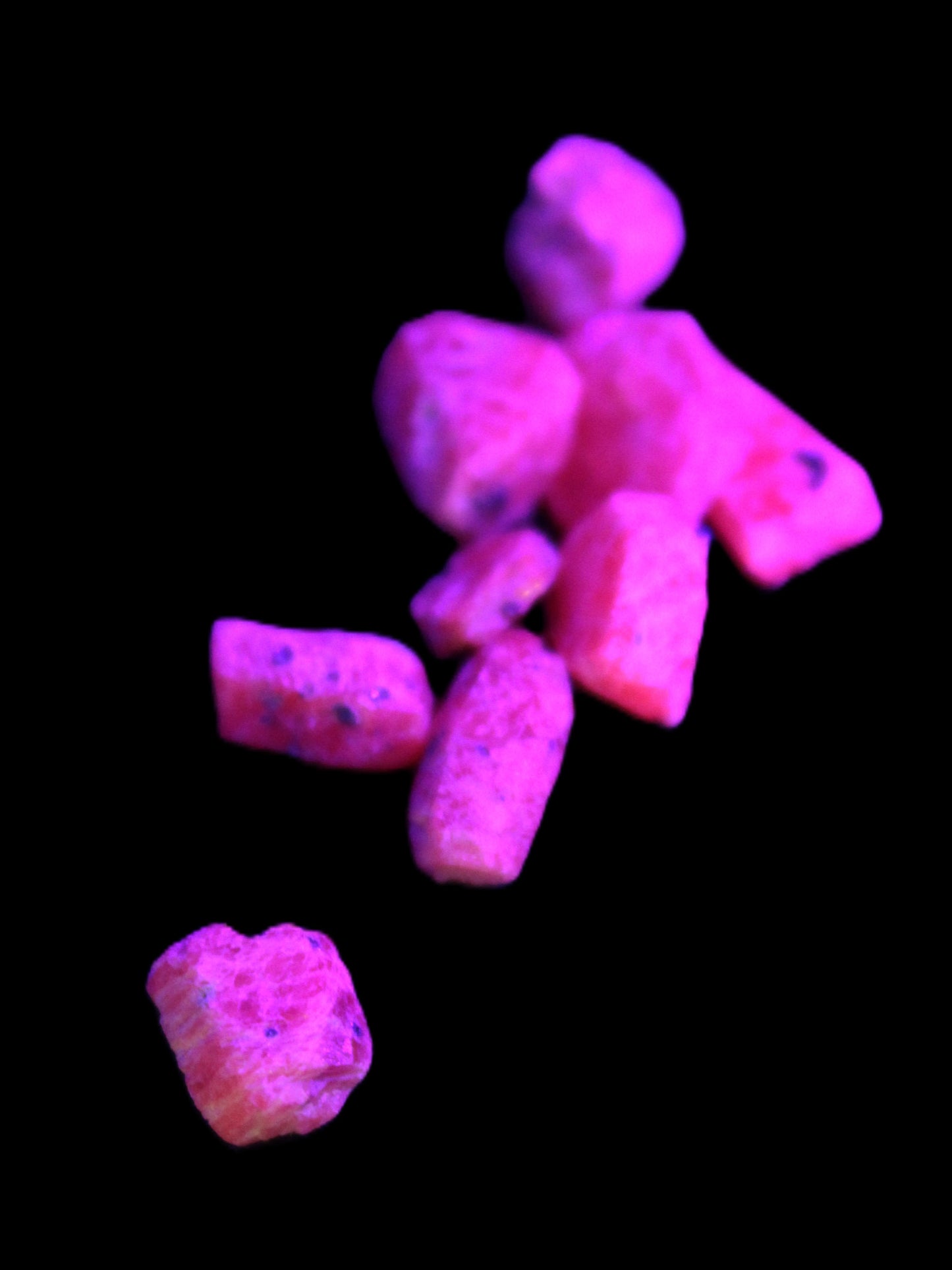Ruby Corundum small natural crystals 4g Rocks and Things
